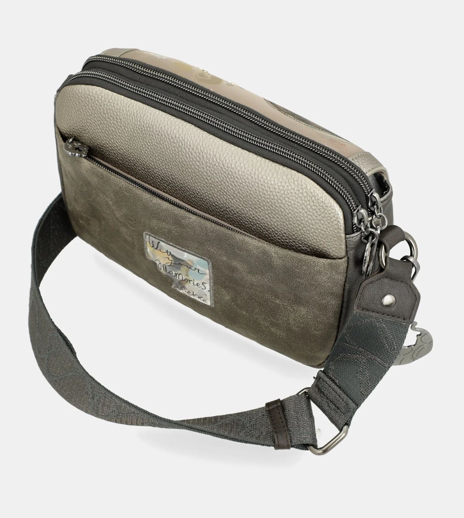Bandolera de solapa ovalada Real - Image 9