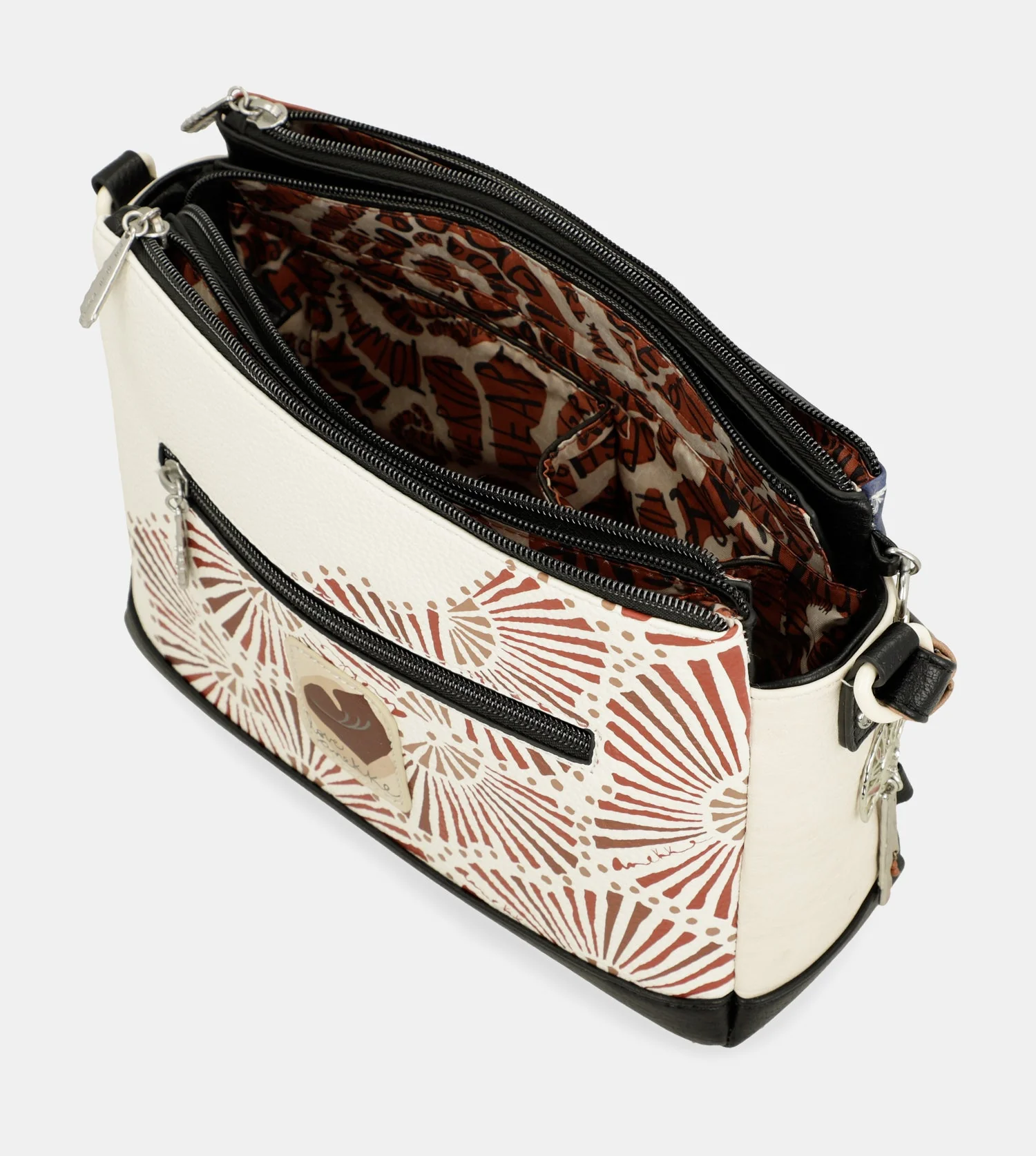 Bandolera estampada 3 compartimentos Alma - Image 9
