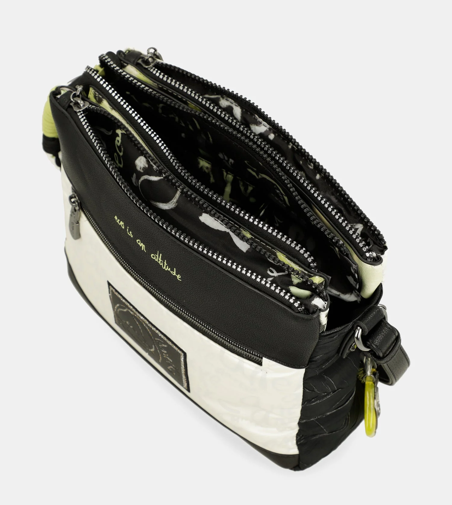 Bandolera estampada 3 compartimentos Nature Towanda - Image 9