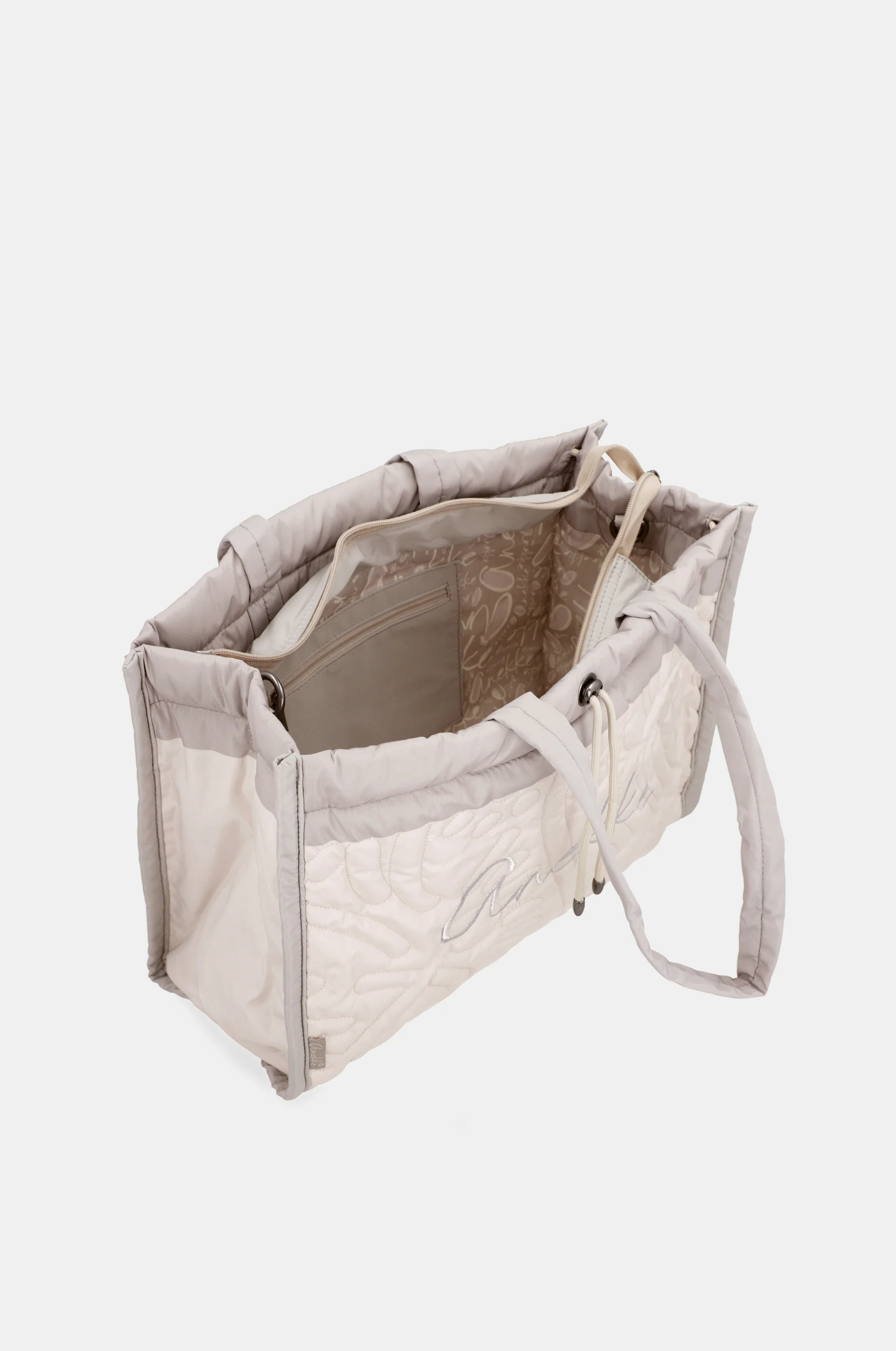 Bolso acolchado de playa blanco - Image 7