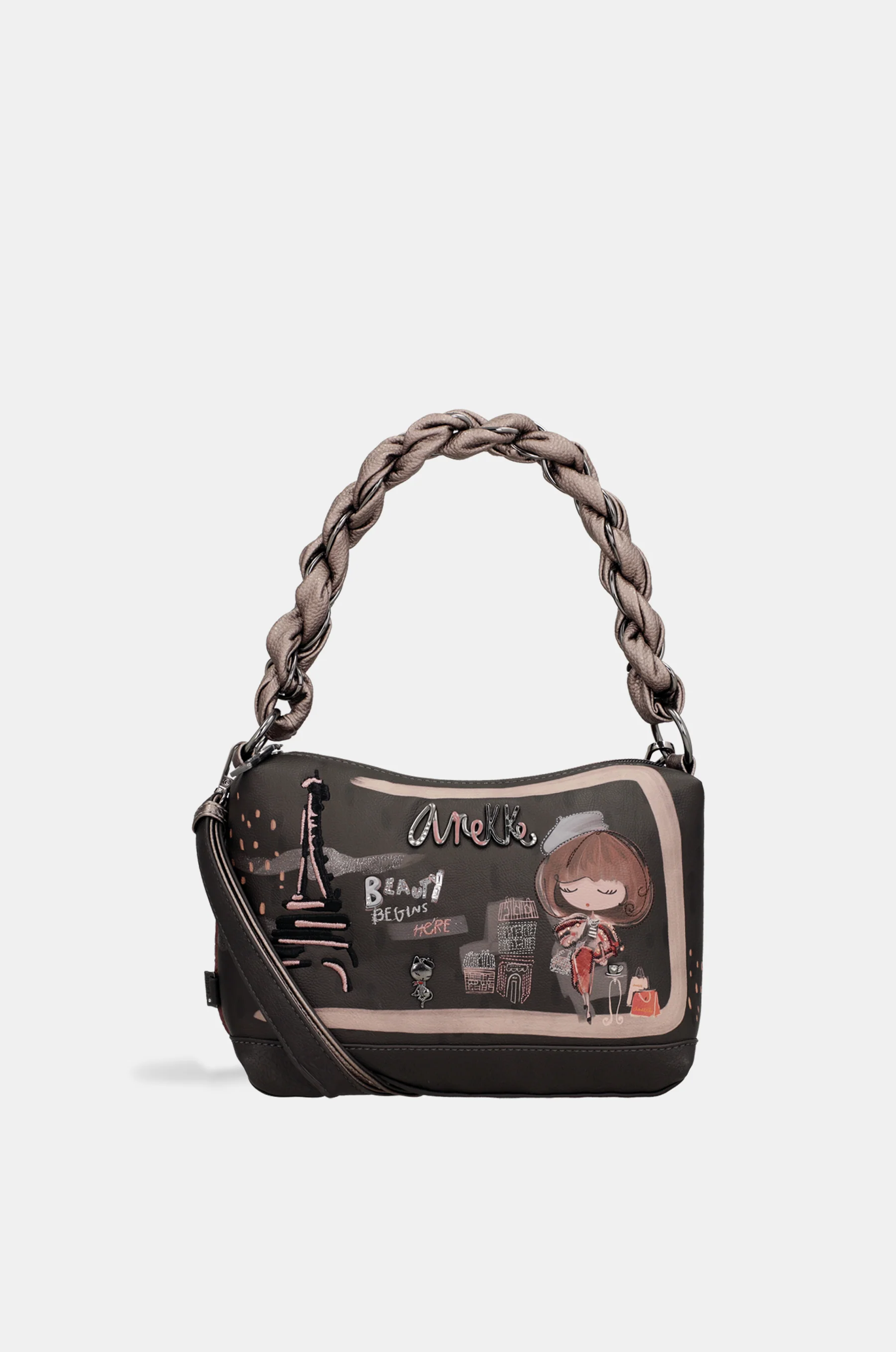 Bolso asa corta y bandolera Mademoiselle - Image 9