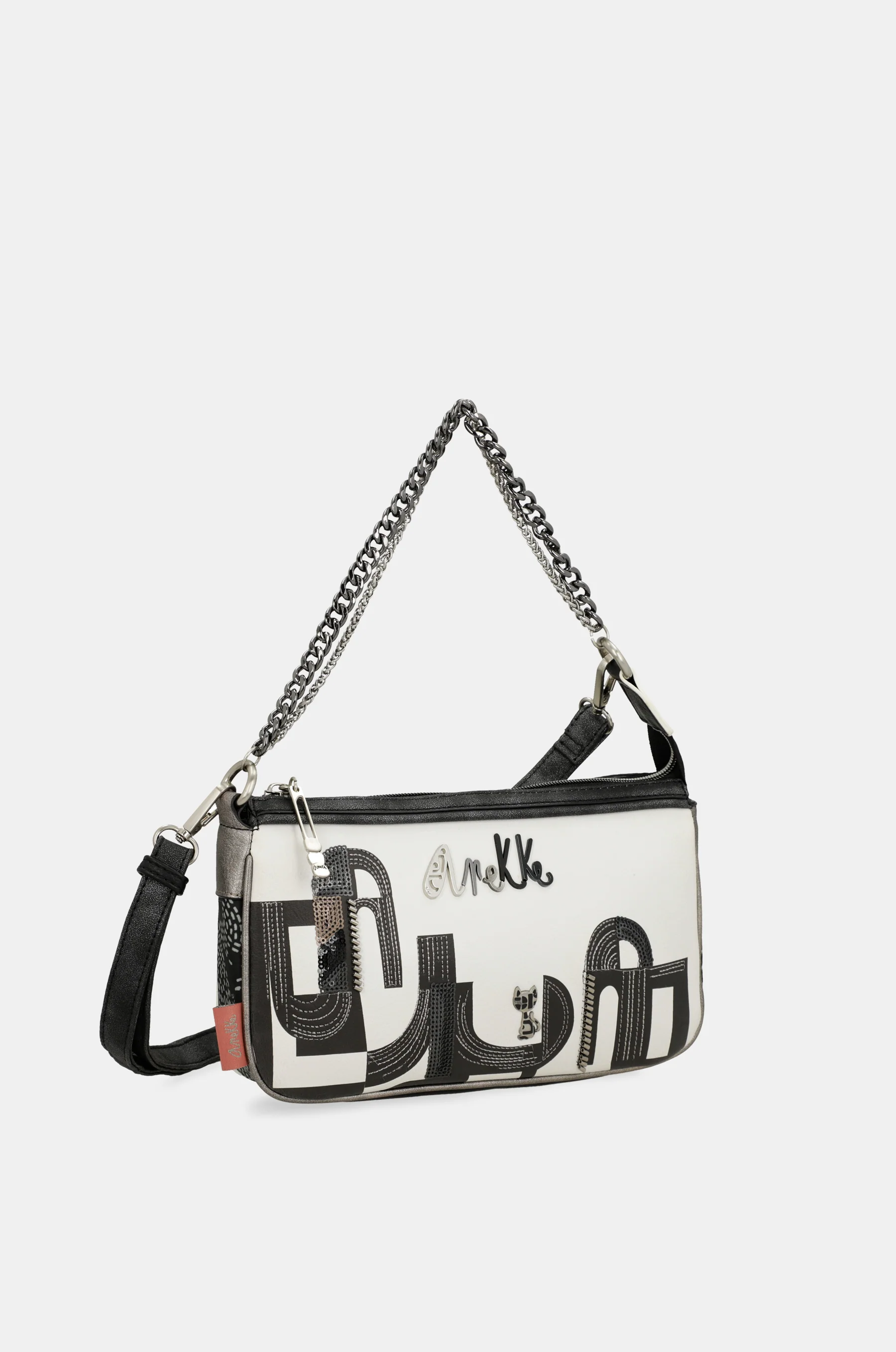 Bolso con asa metálica Nature Sixties - Image 7