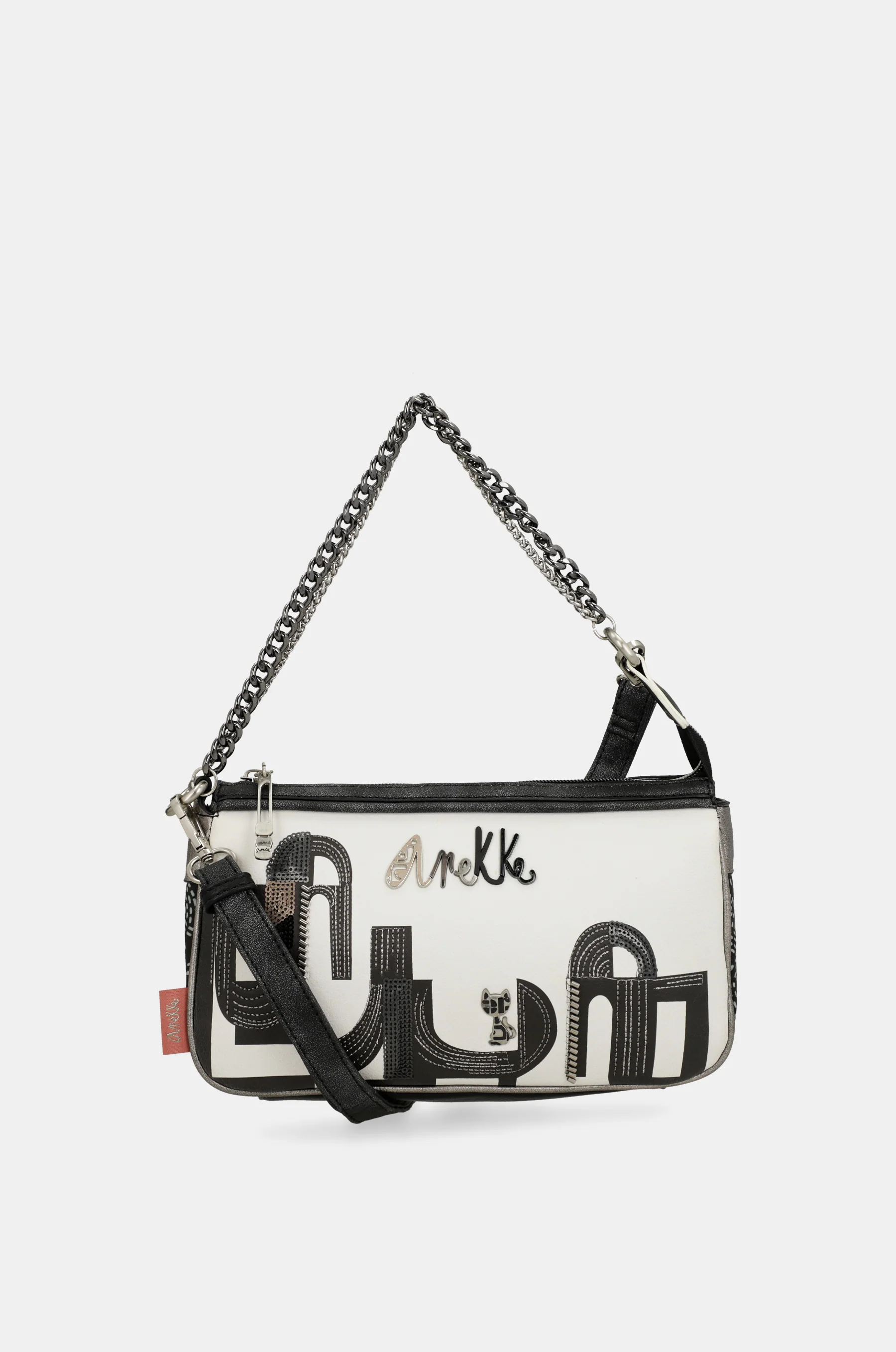 Bolso con asa metálica Nature Sixties - Image 9