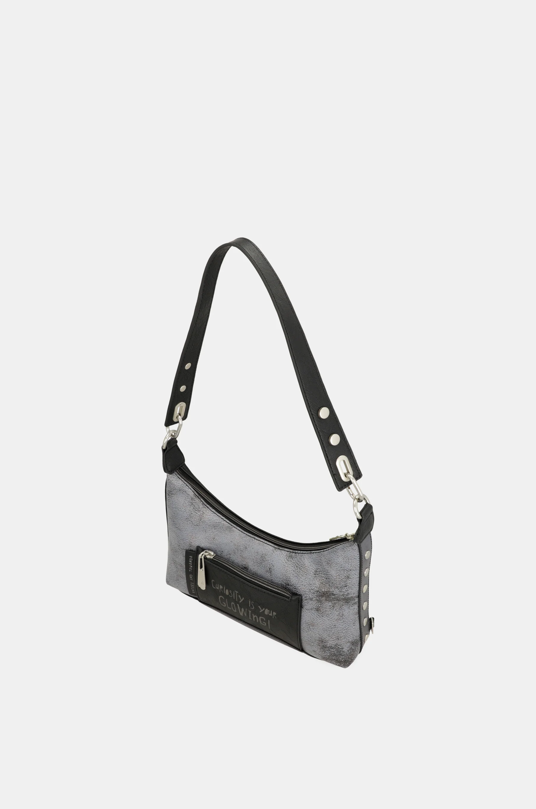 Bolso de hombro negro Crust - Image 6