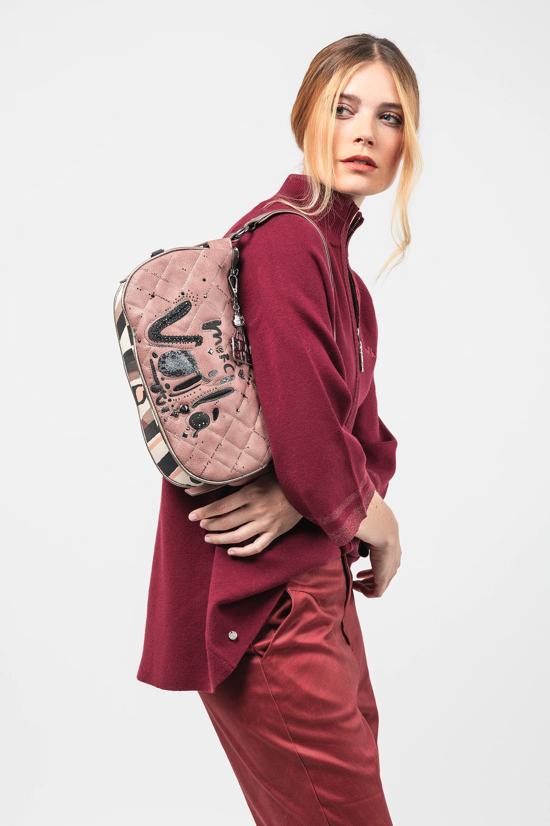 Bolso de hombro ovalado Parisian