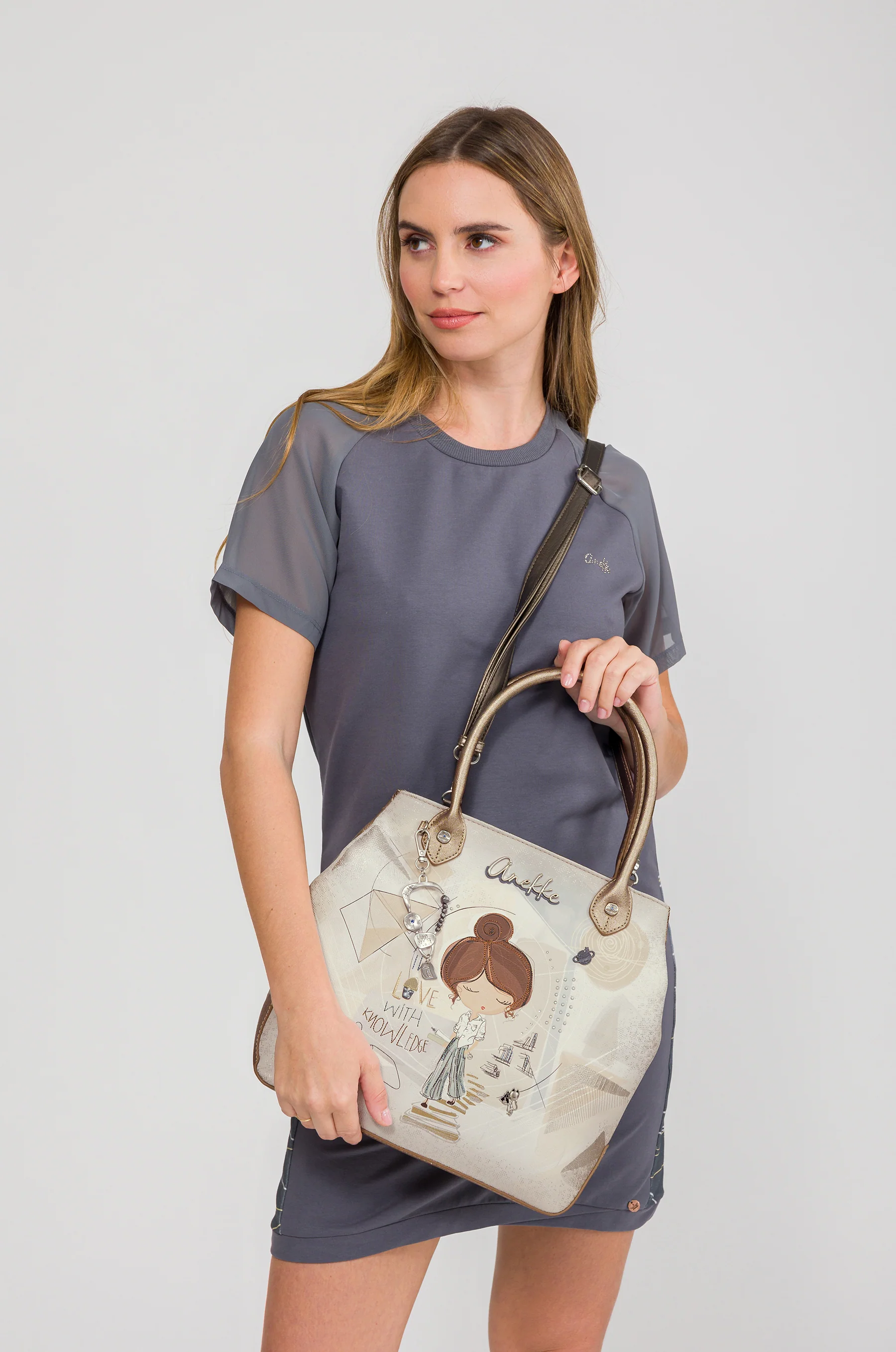 Bolso de mano con bandolera Sophia - Image 2