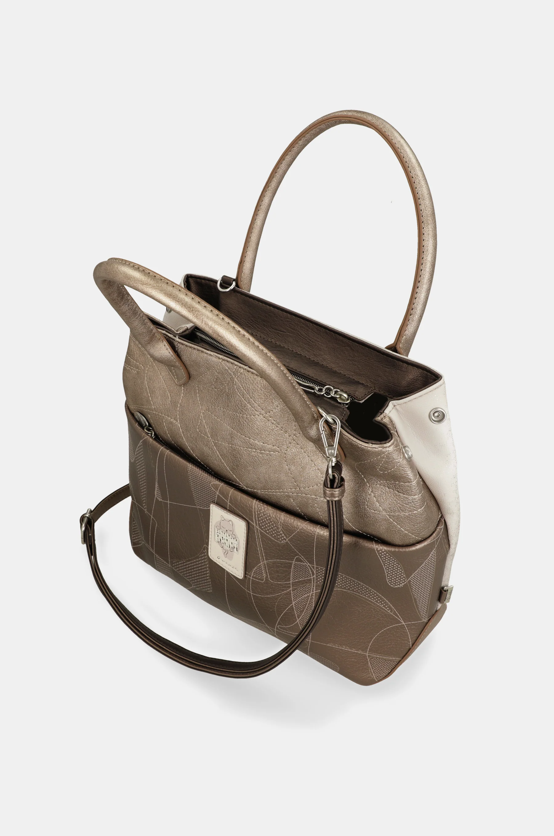 Bolso de mano con bandolera Sophia - Image 7