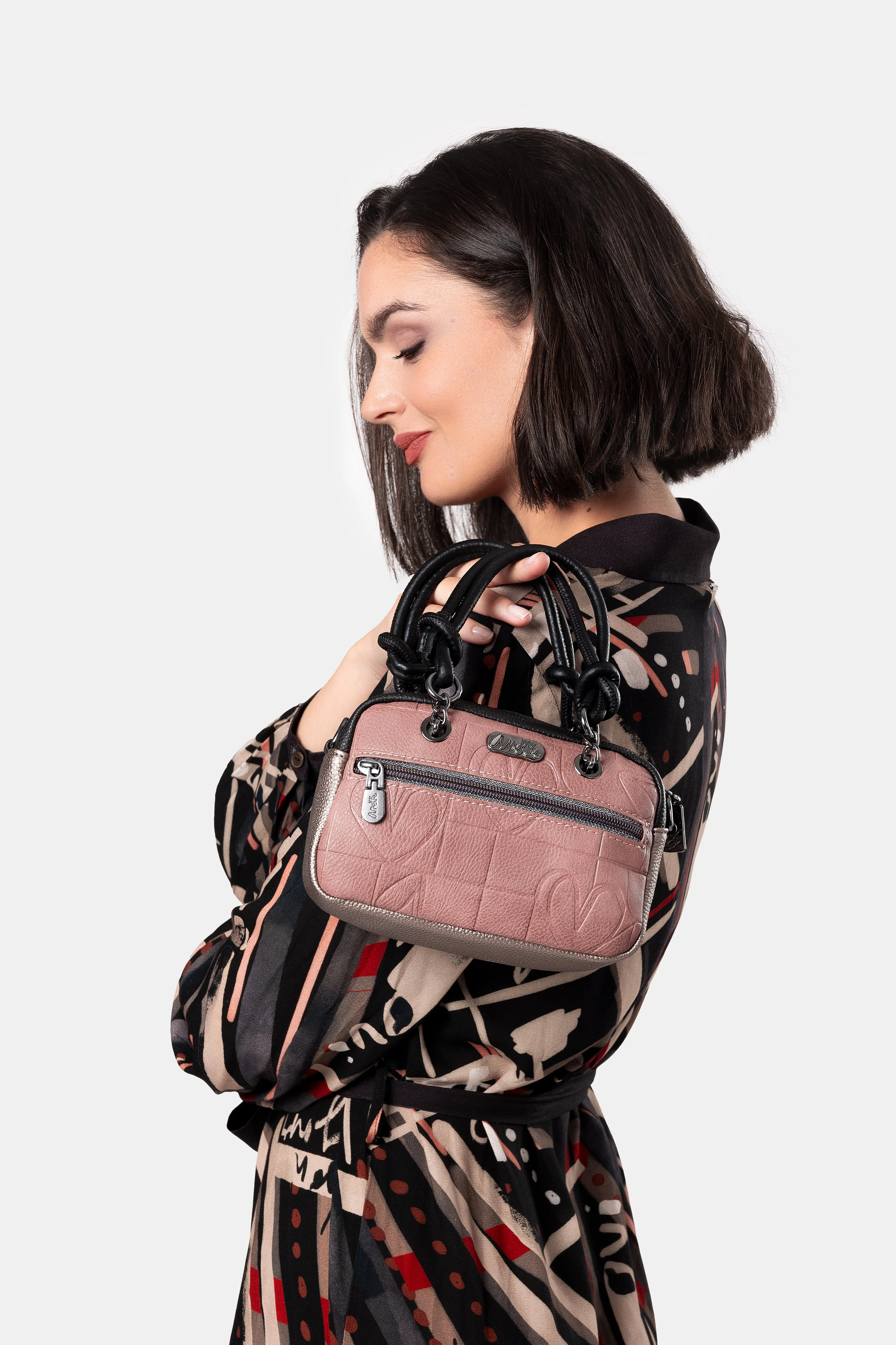 Bolso de mano pequeño con bandolera Mademoiselle - Image 6