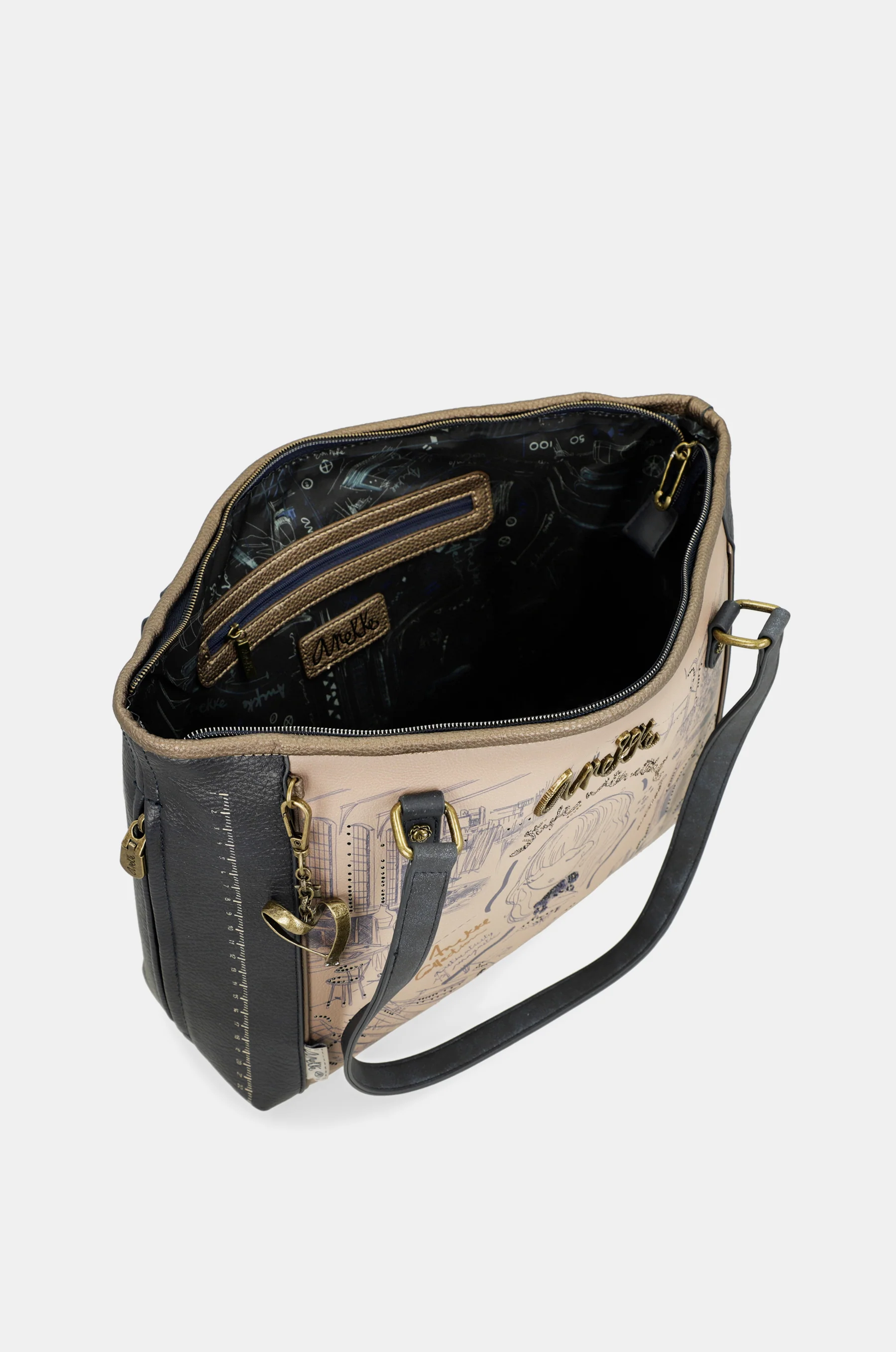 Bolso shopper con bandolera Studio - Image 7