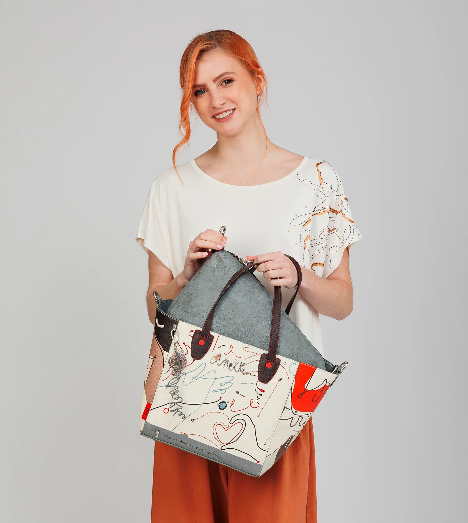 Bolso shopper negro Ole - Image 5
