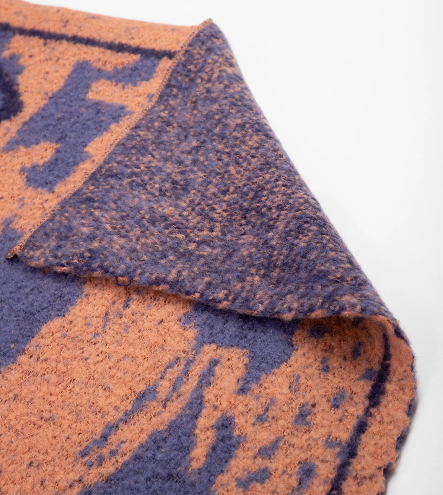 Bufanda azul y teja Contemporary - Image 3