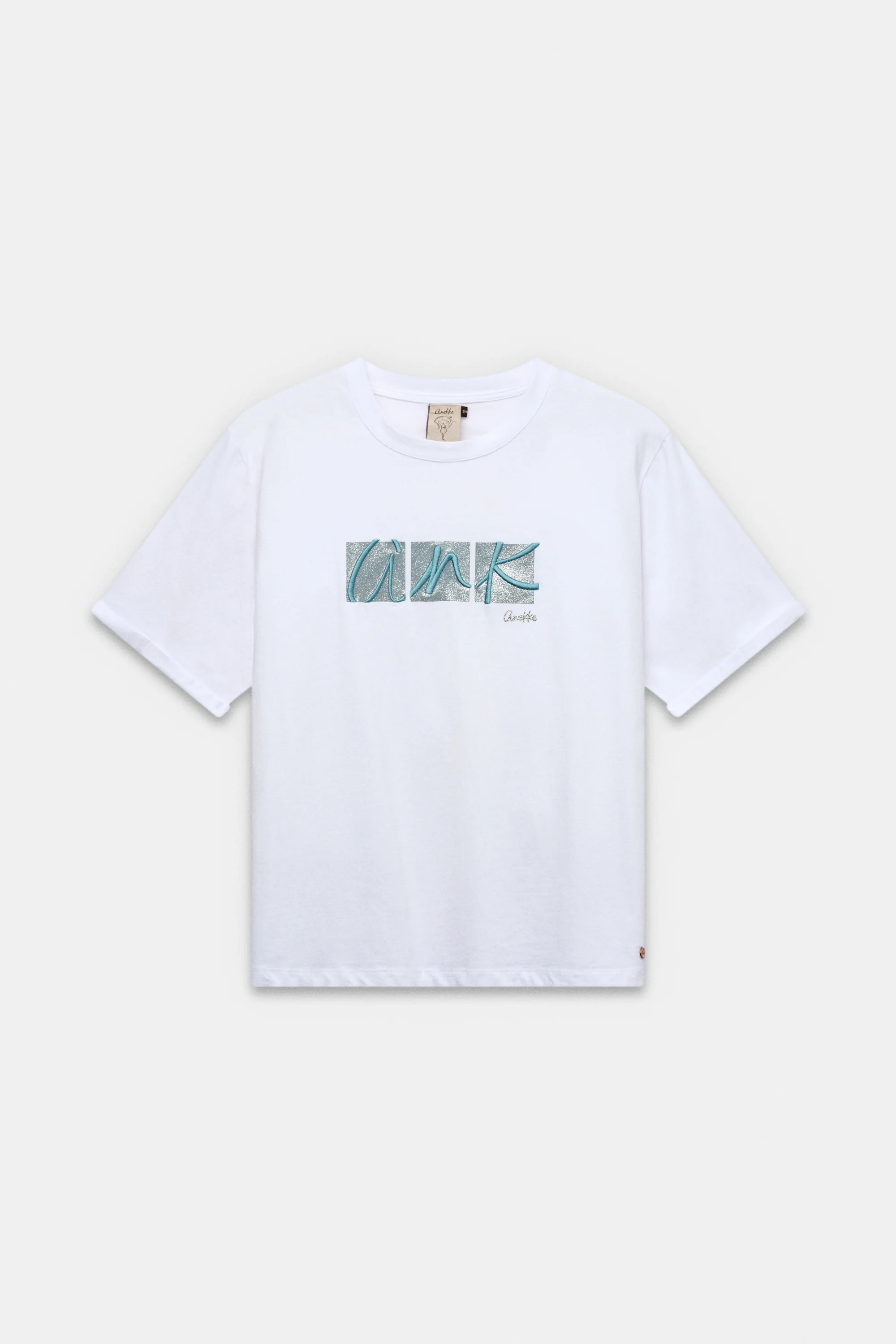 Camiseta de manga corta blanca