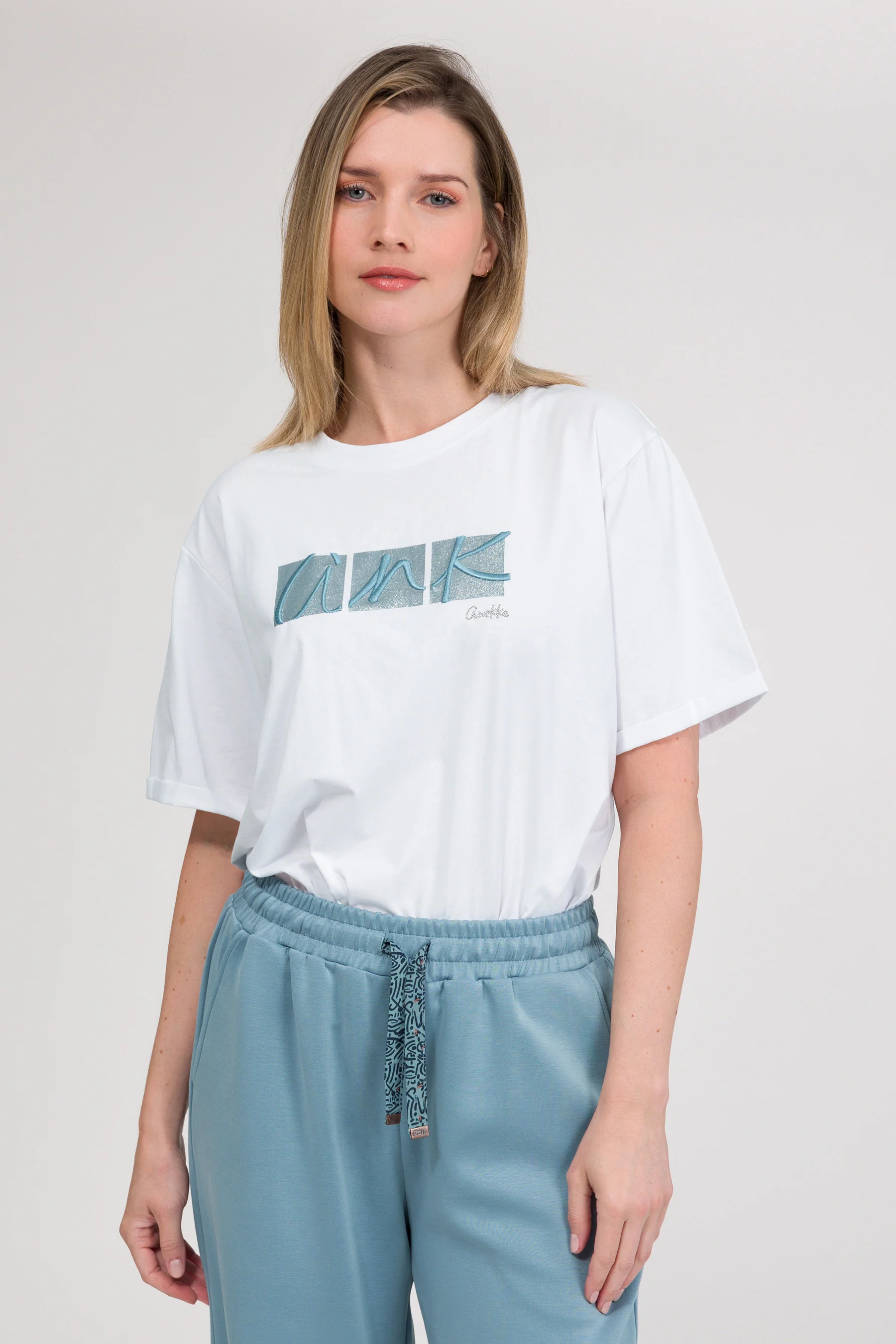 Camiseta de manga corta blanca - Image 2