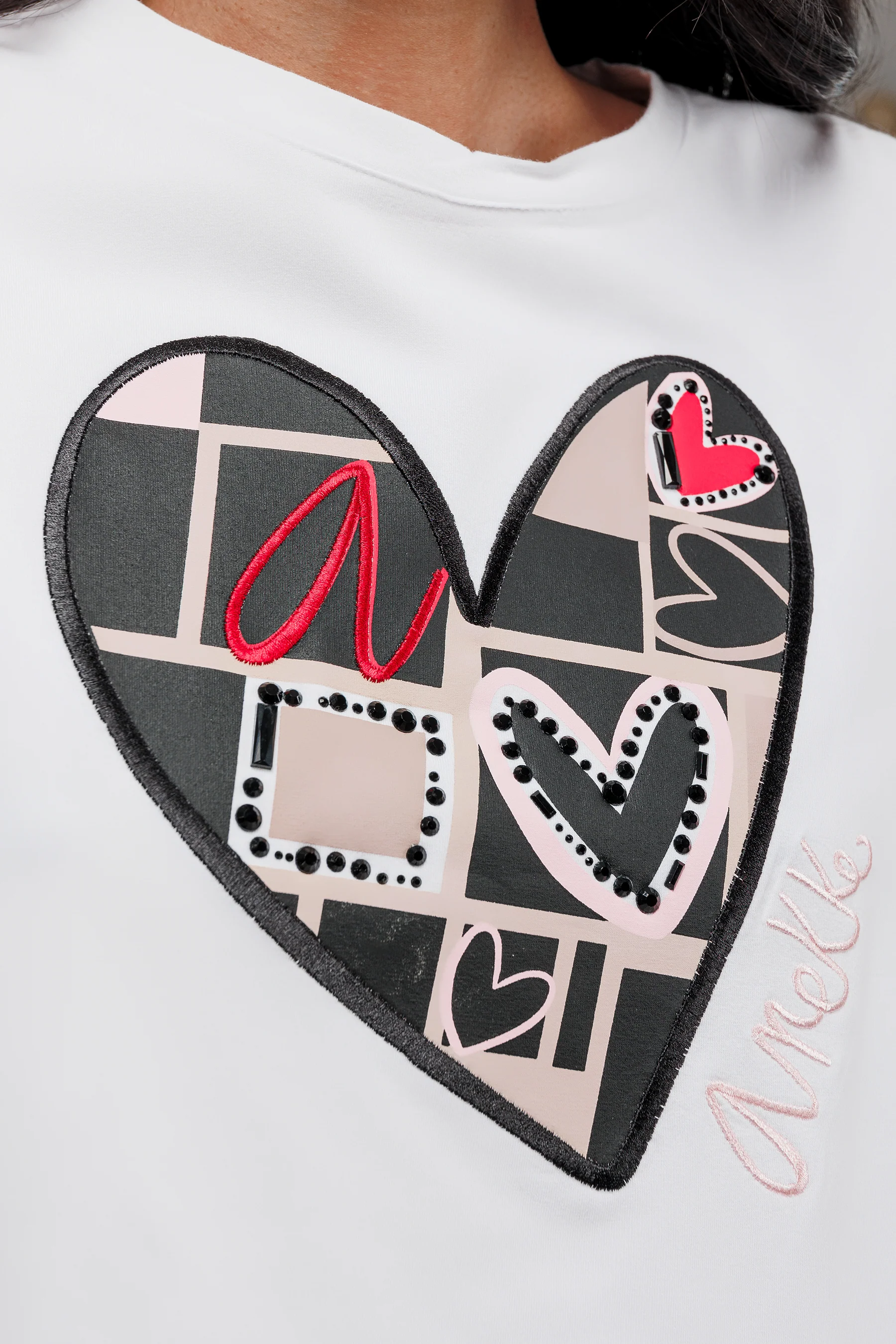 Camiseta manga corta corazón - Image 3