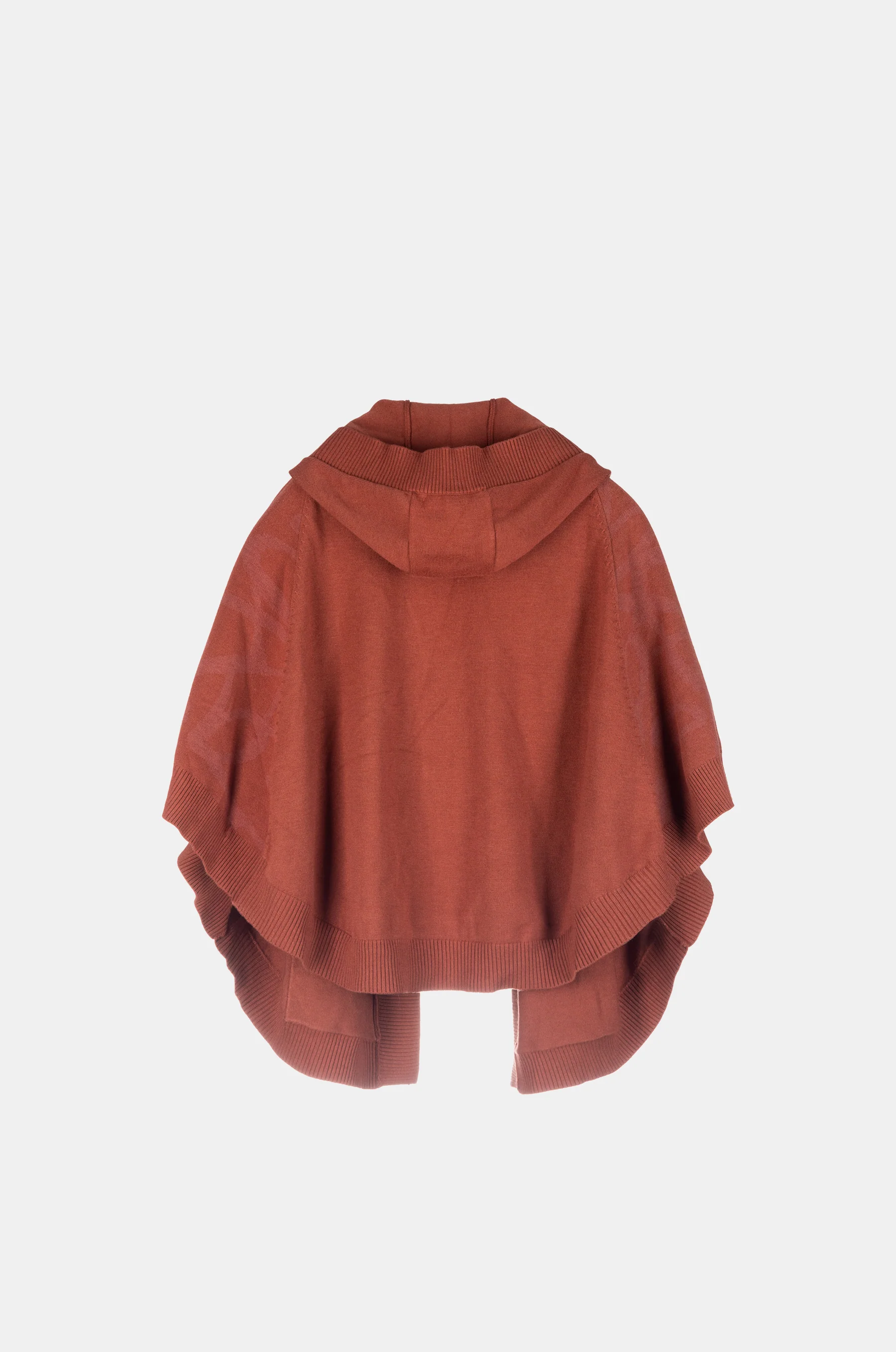 Chaqueta estilo poncho roja - Image 2