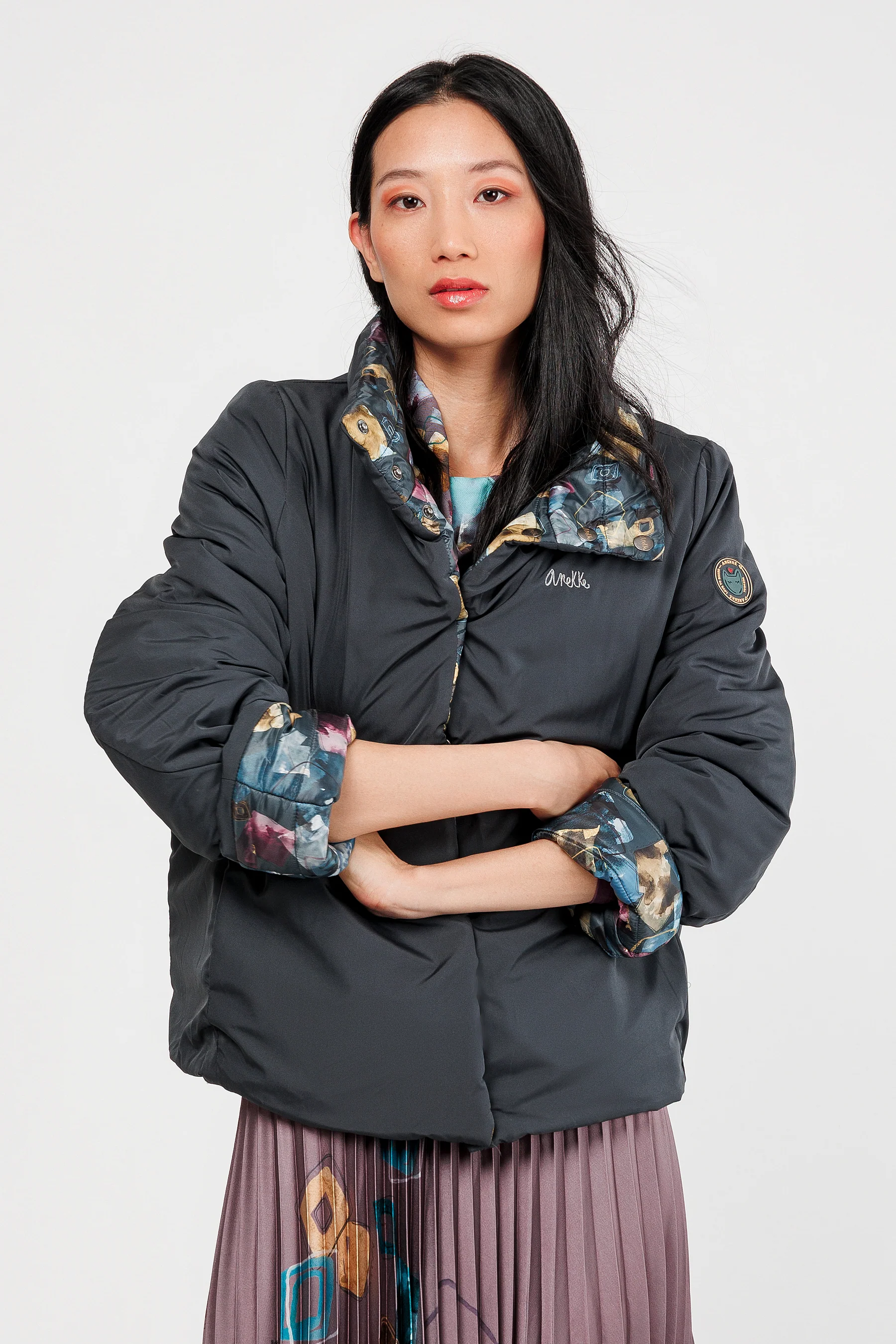 Chaqueta reversible verde - Image 2