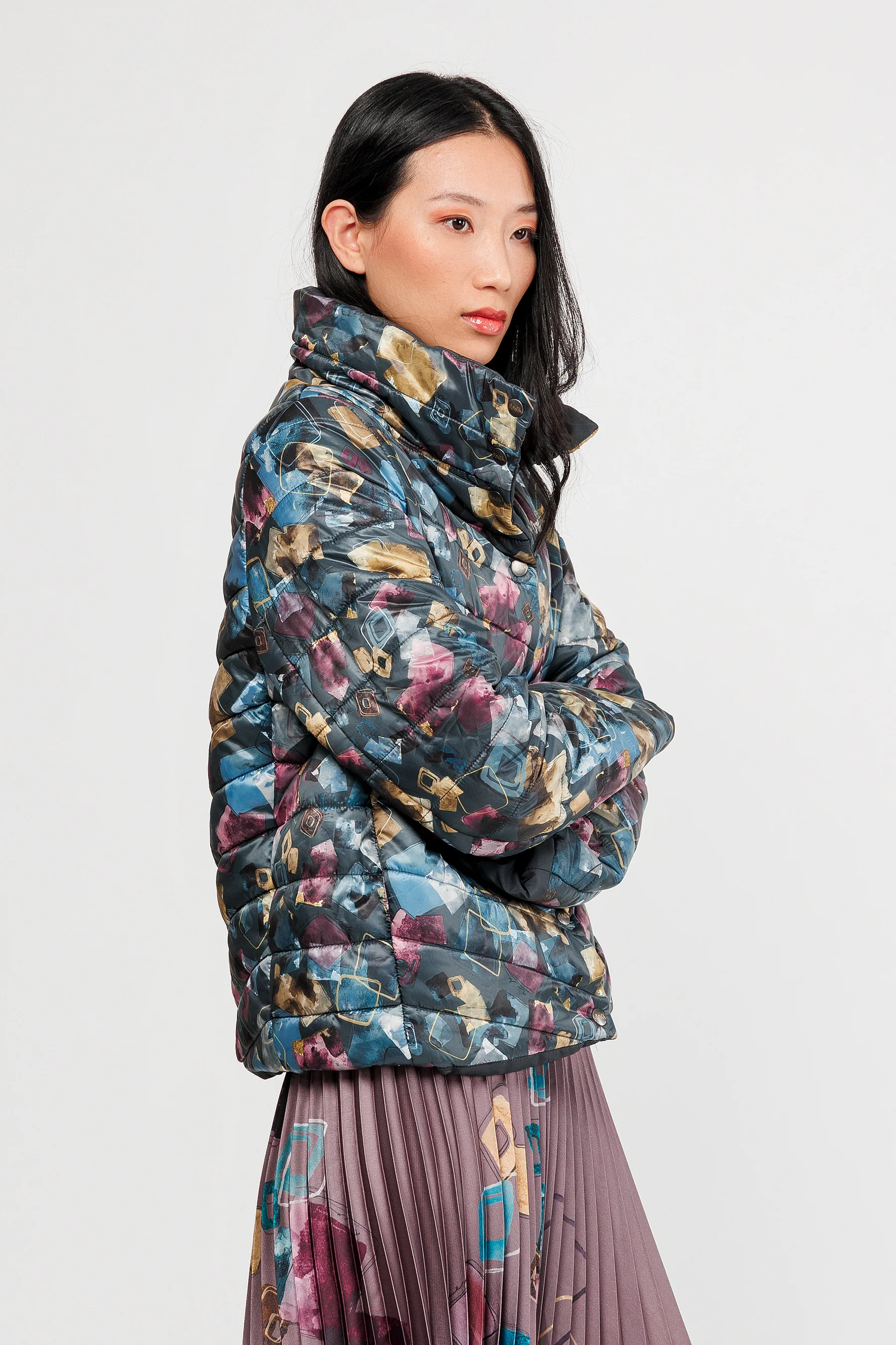 Chaqueta reversible verde - Image 3
