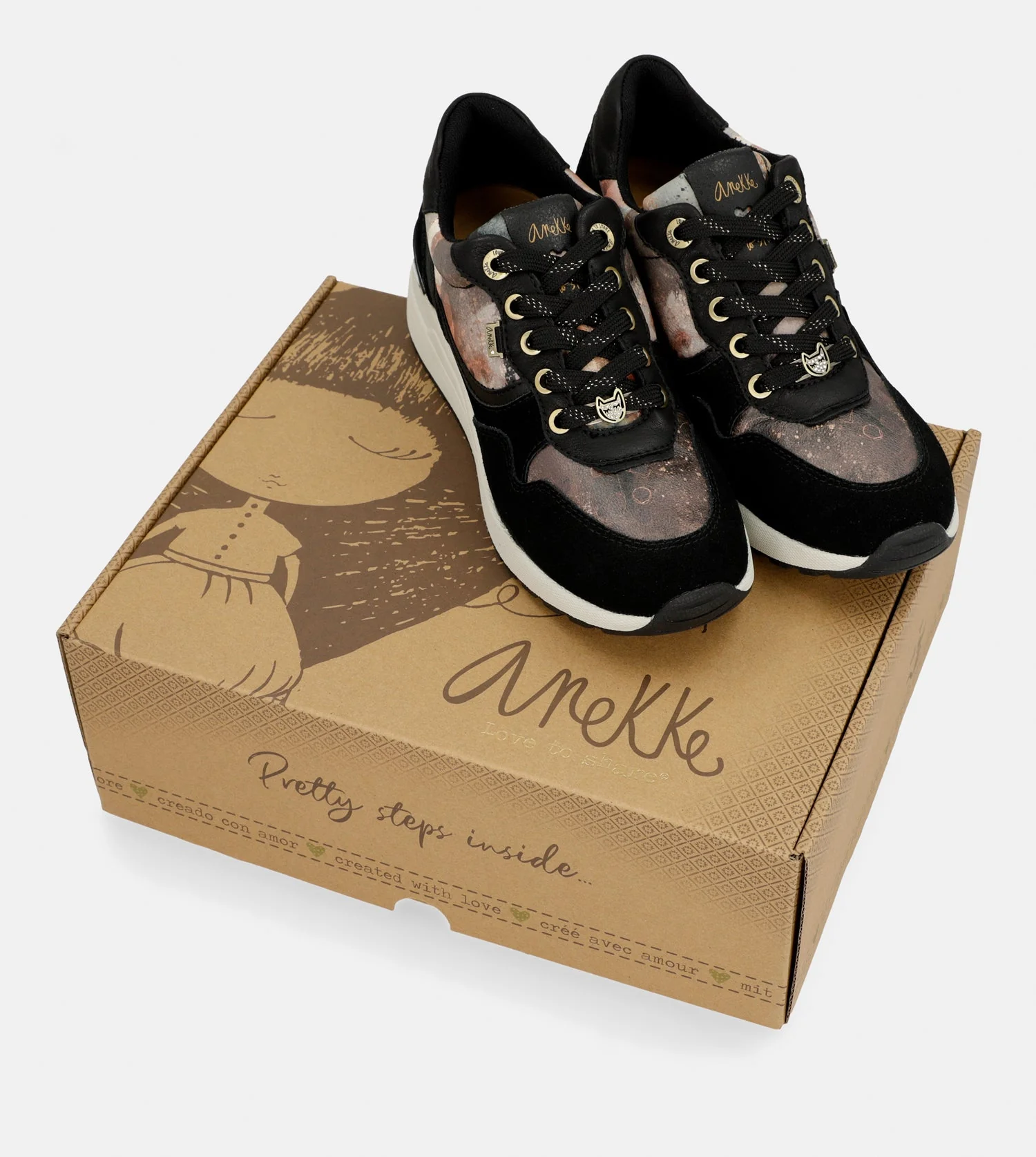 Deportivo con cuña negra Padded - Image 7