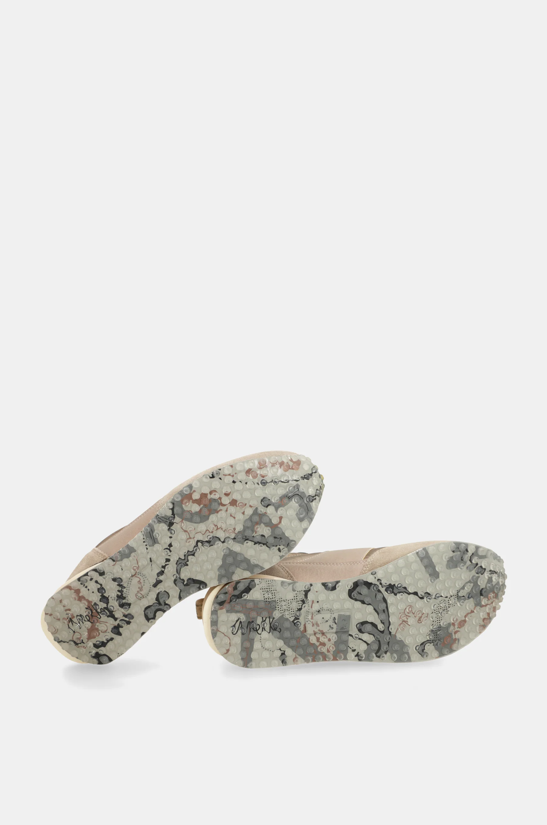 Deportivos beige suela multicolor - Image 2