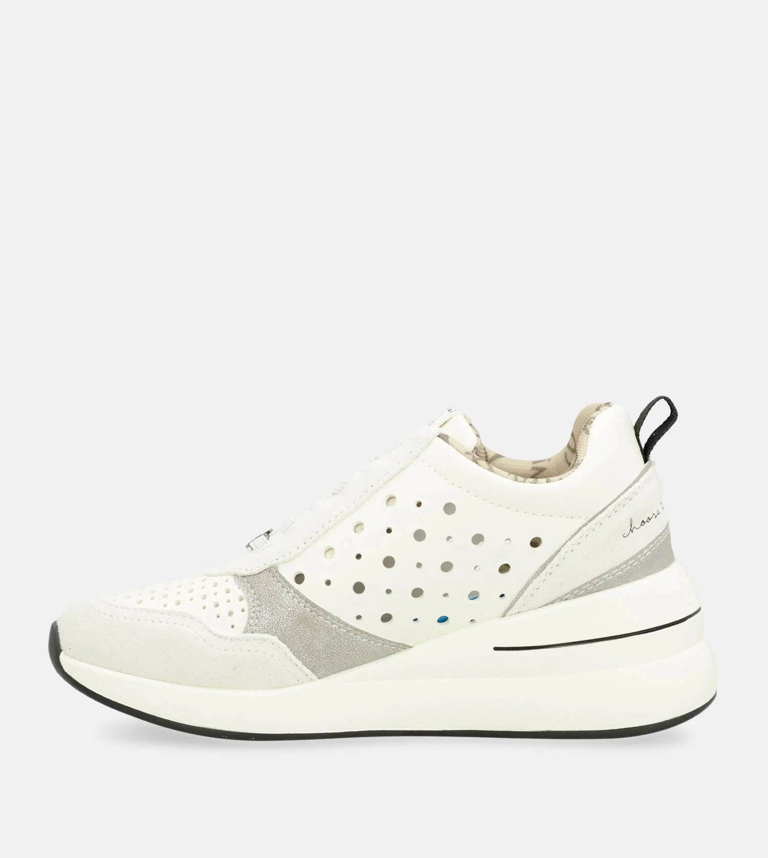 Deportivos blancos con cuña Lunares - Image 7
