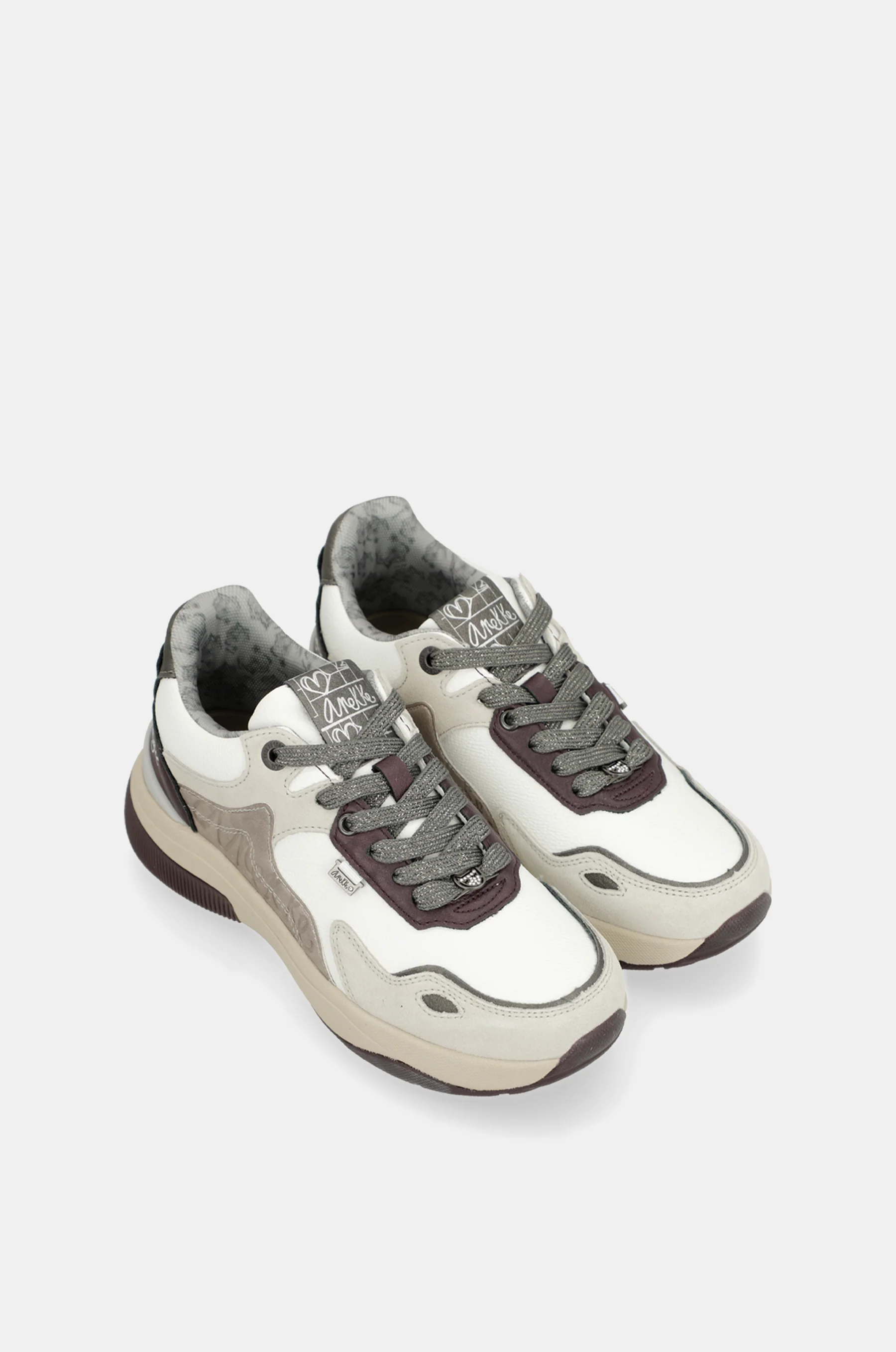 Deportivos blancos y burdeos - Image 5