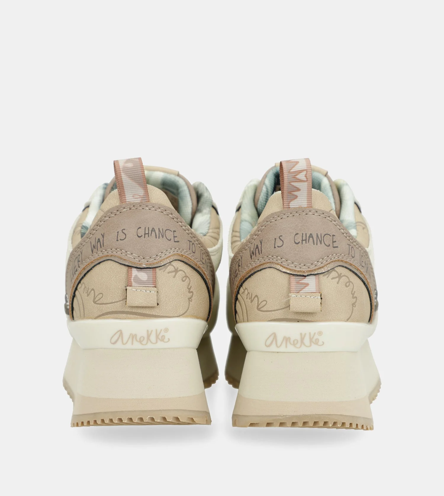 Deportivos plataforma beige - Image 5