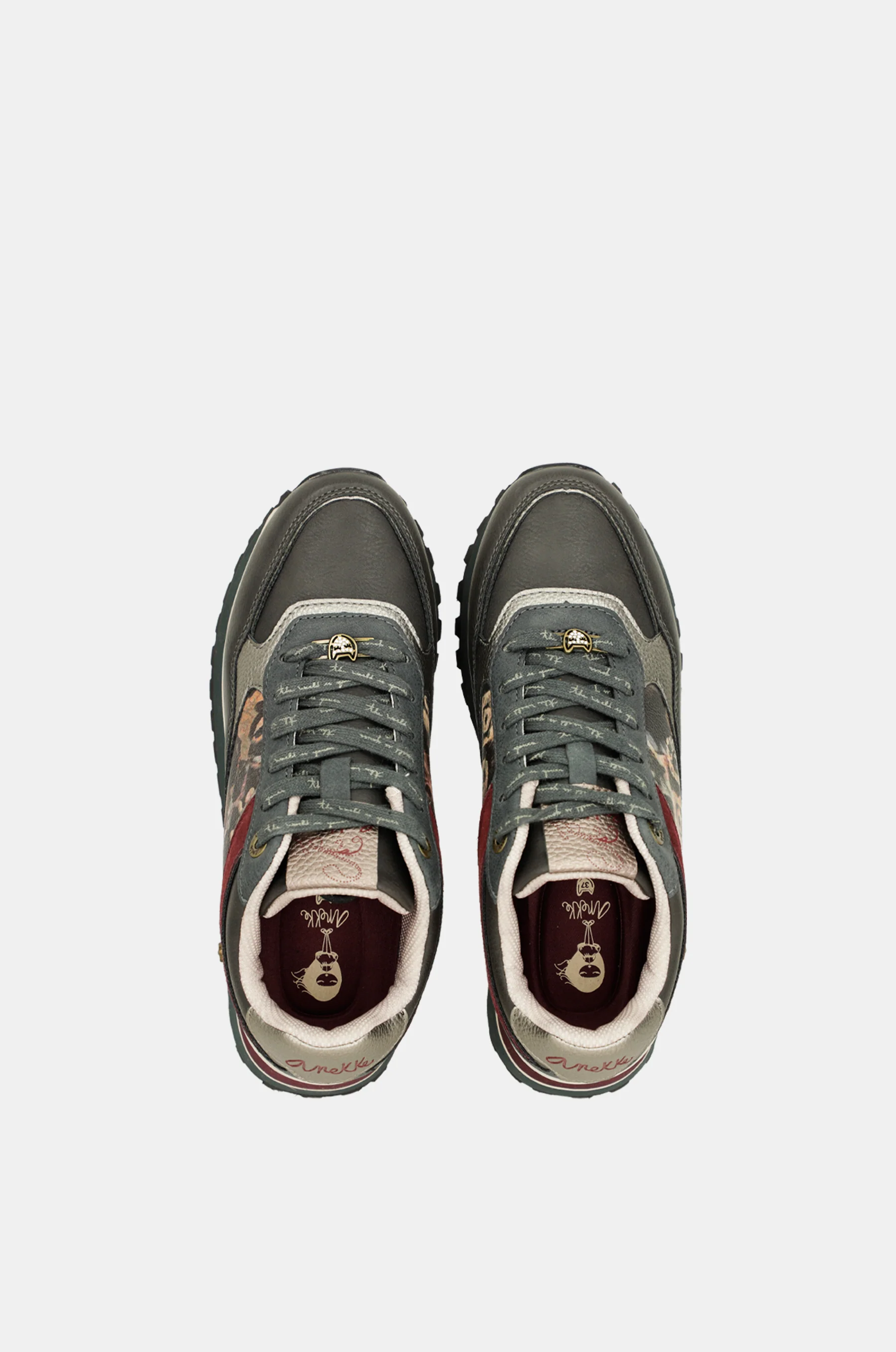 Deportivos plataforma gris oscuro - Image 3