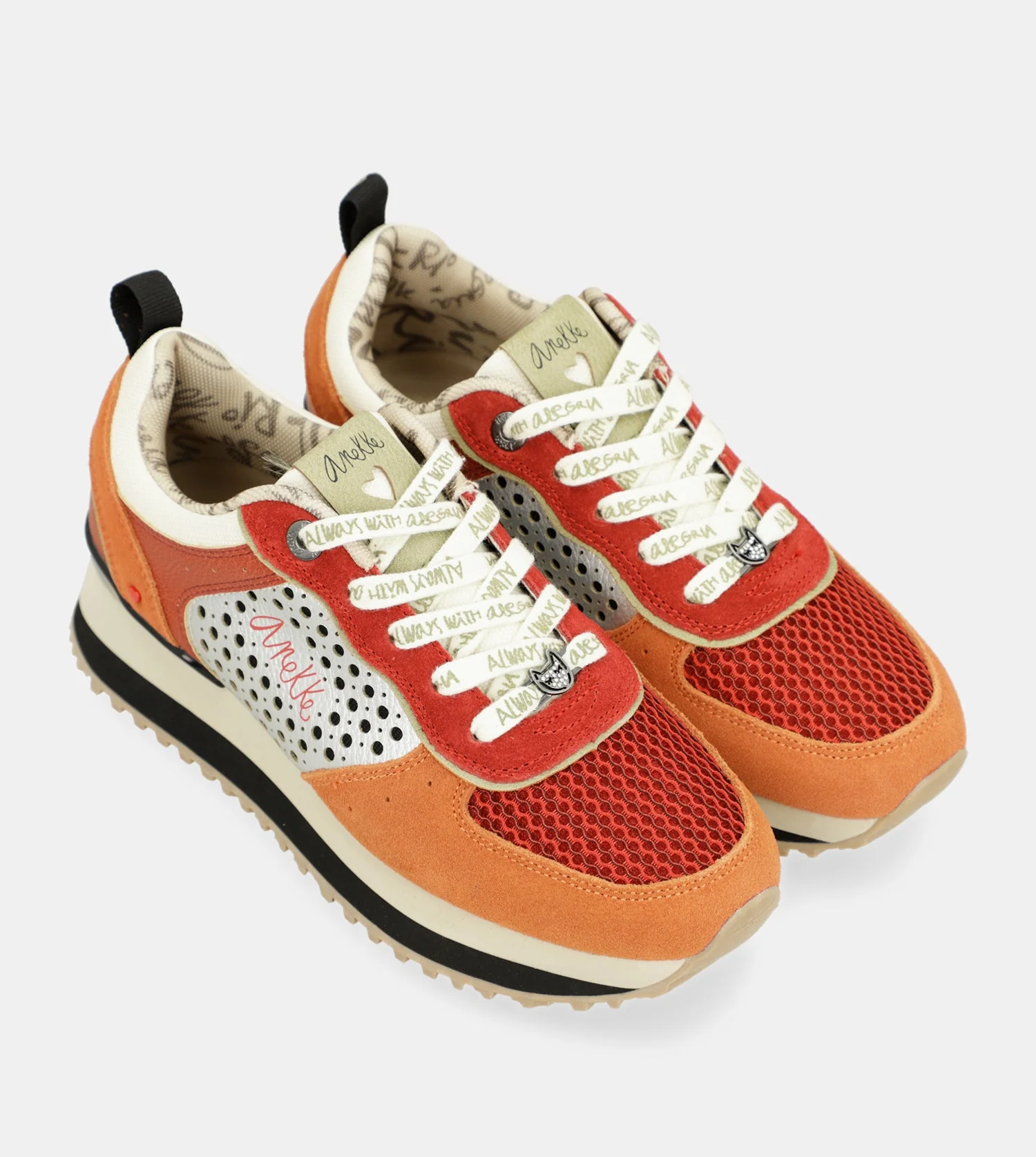 Deportivos plataforma rojos - Image 3