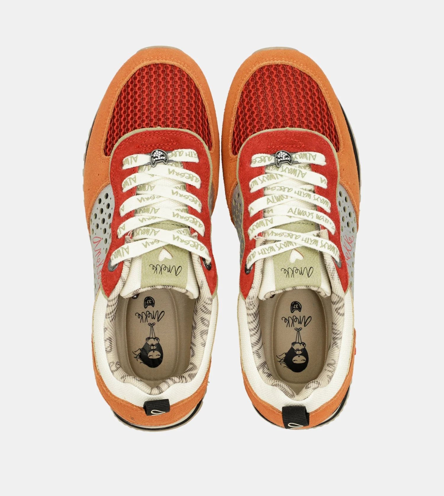 Deportivos plataforma rojos - Image 4