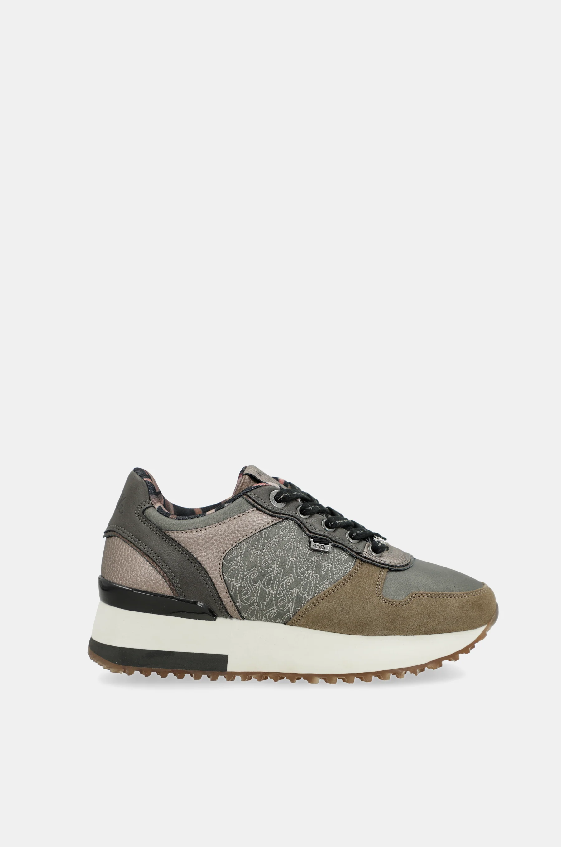 Deportivos plataforma taupe - Image 2