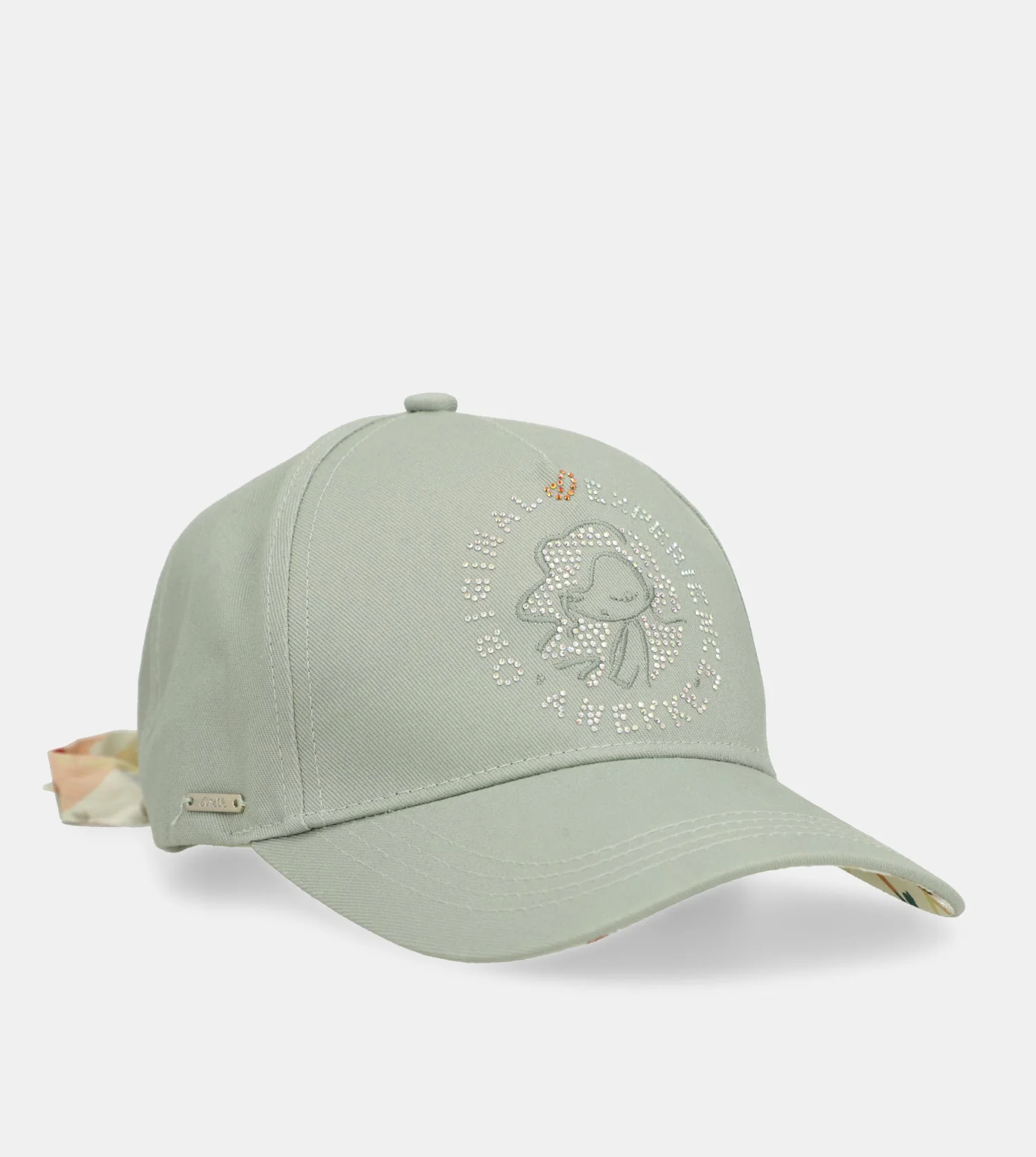 Gorra verde lazo estampado - Image 3