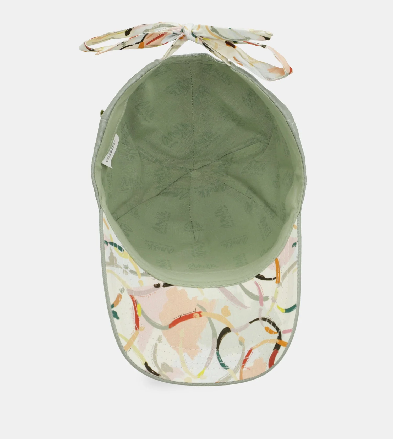 Gorra verde lazo estampado - Image 4