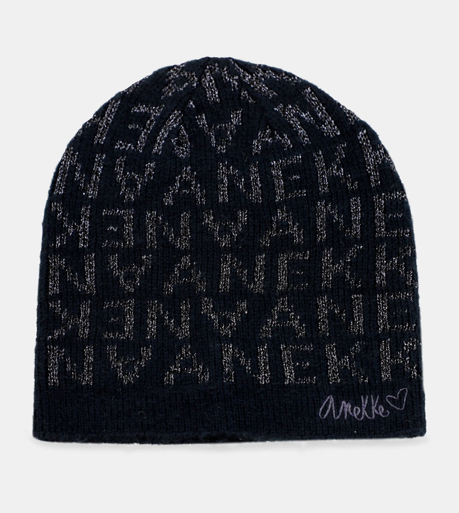 Gorro punto azul marino Contemporary - Image 3