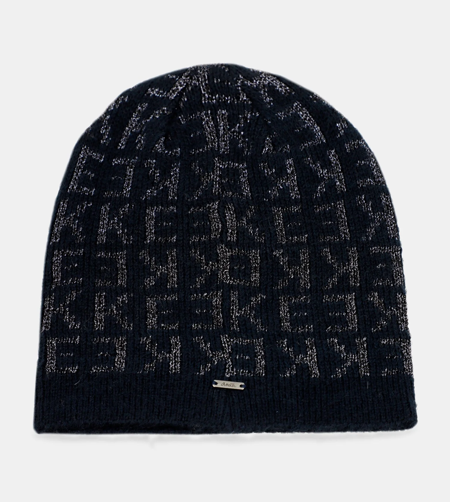 Gorro punto azul marino Contemporary - Image 5