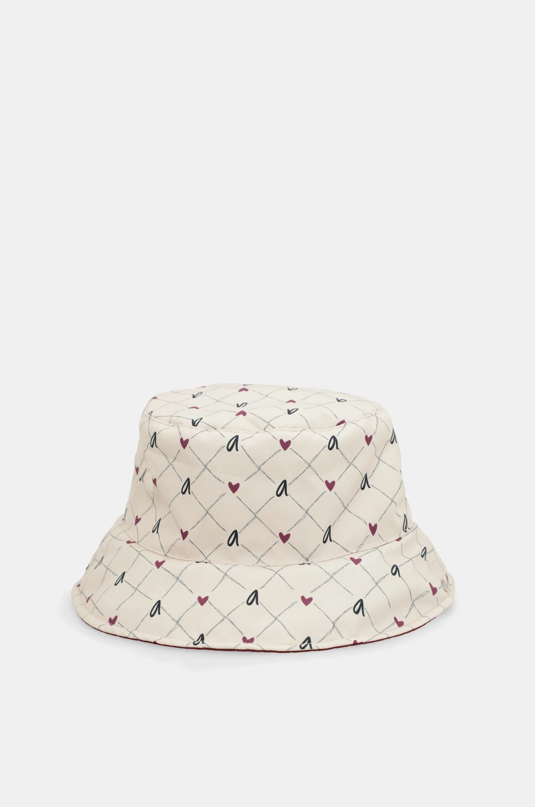 Gorro pescador reversible burdeos - Image 4