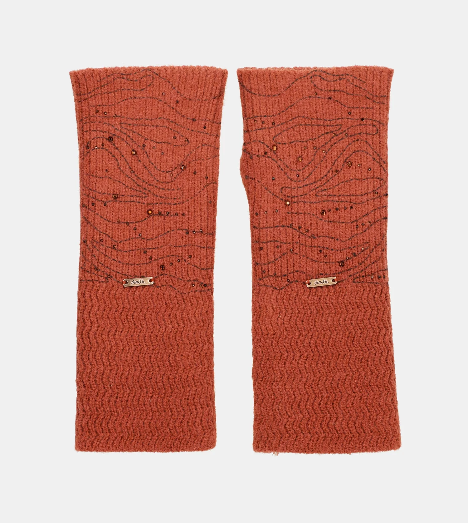 Guantes de punto rojo - Image 5