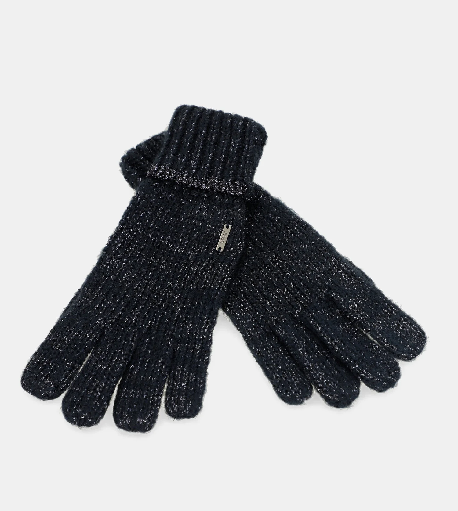 Guantes logomanía azul marino - Image 3