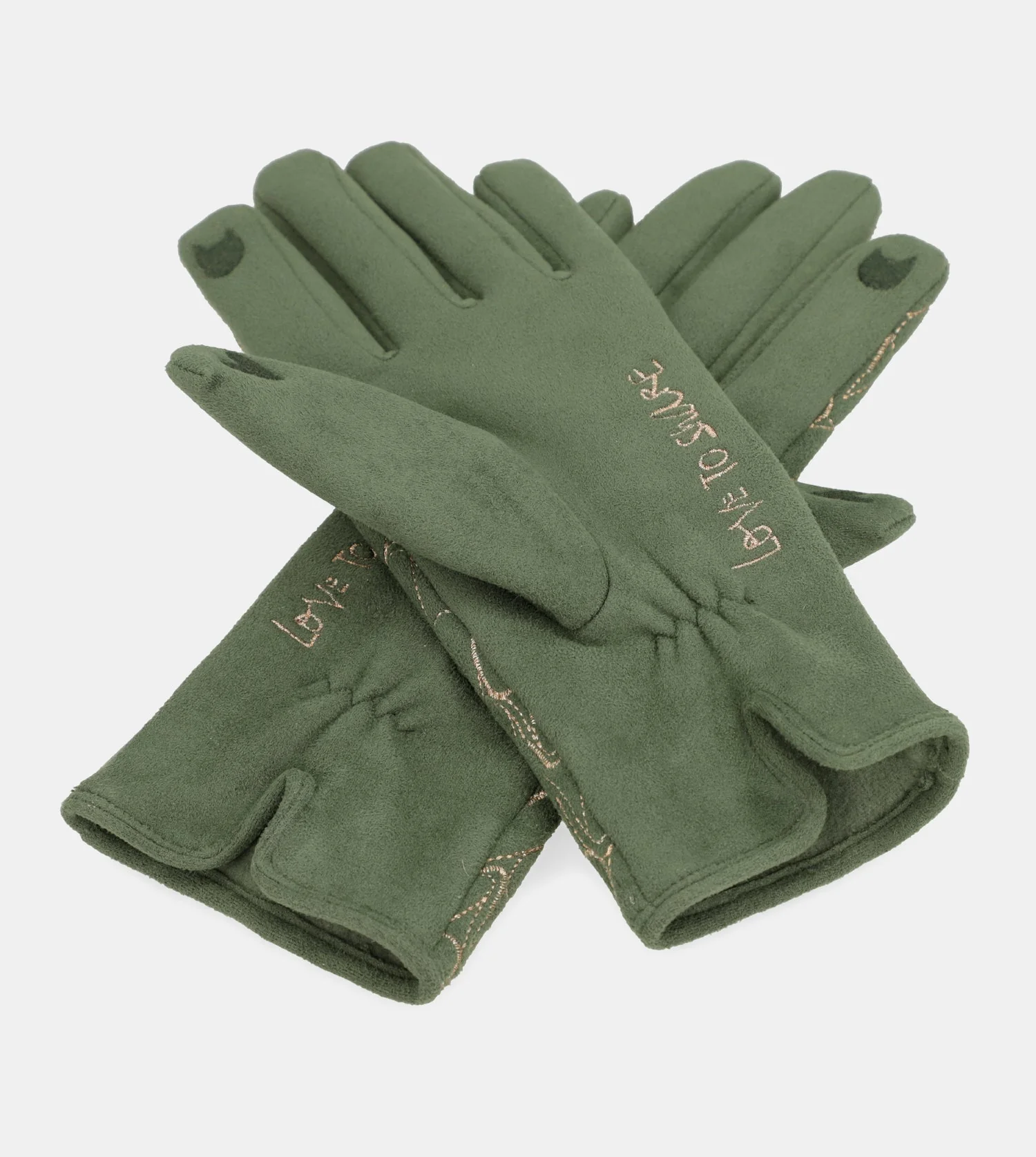 Guantes verde logo Anekke - Image 2