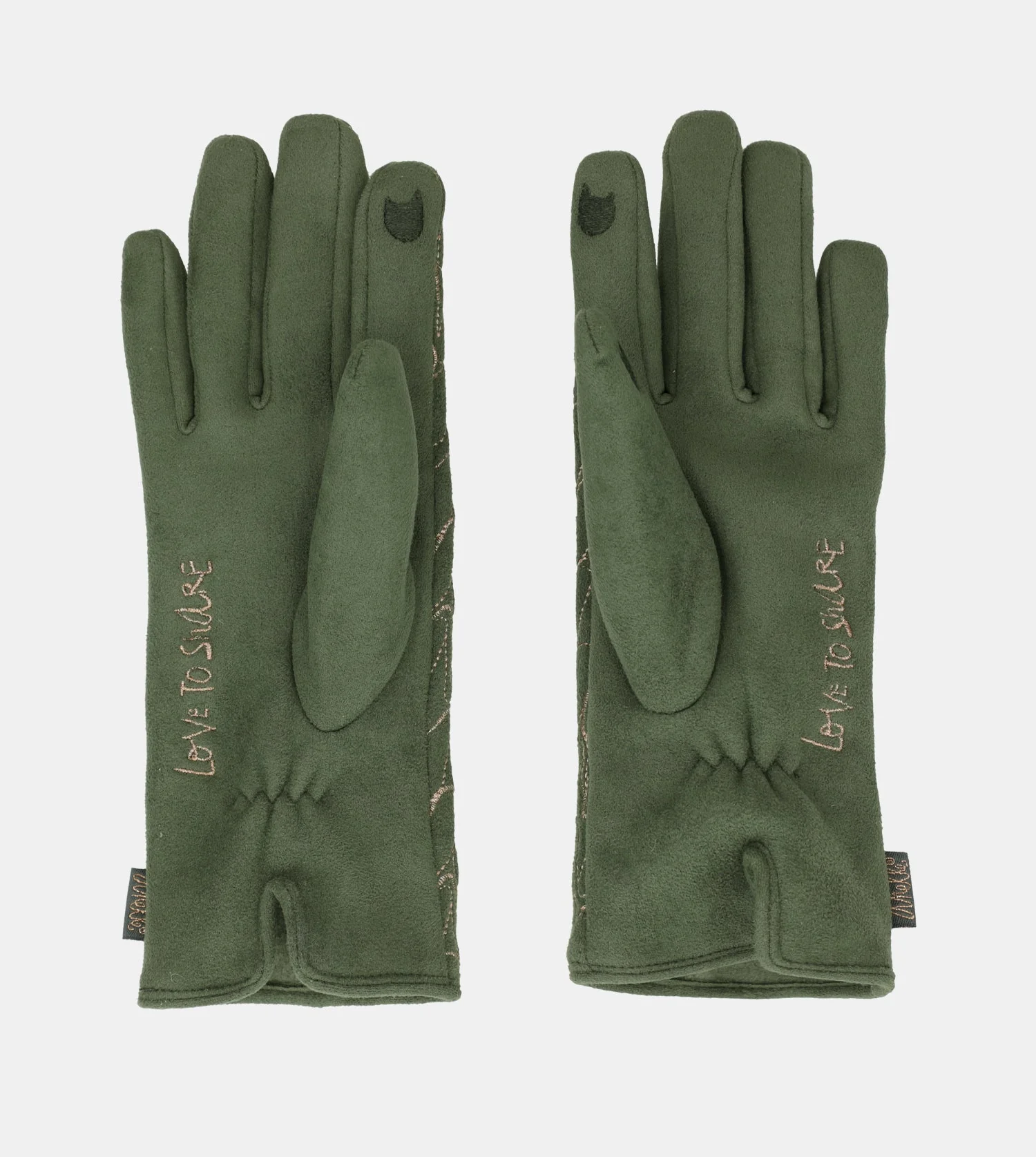 Guantes verde logo Anekke - Image 4