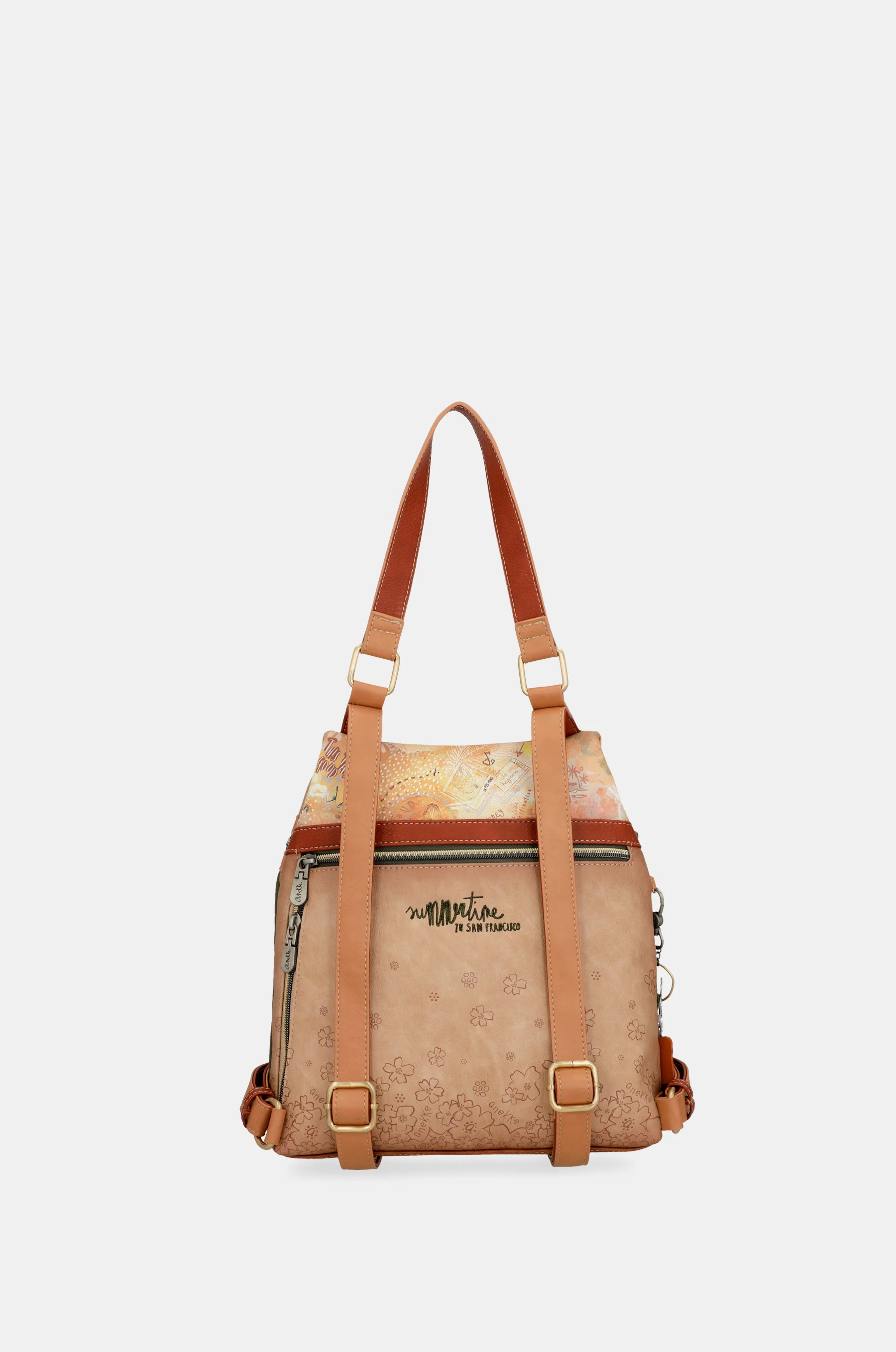 Mochila antirrobo Peace & Love Camel - Image 3
