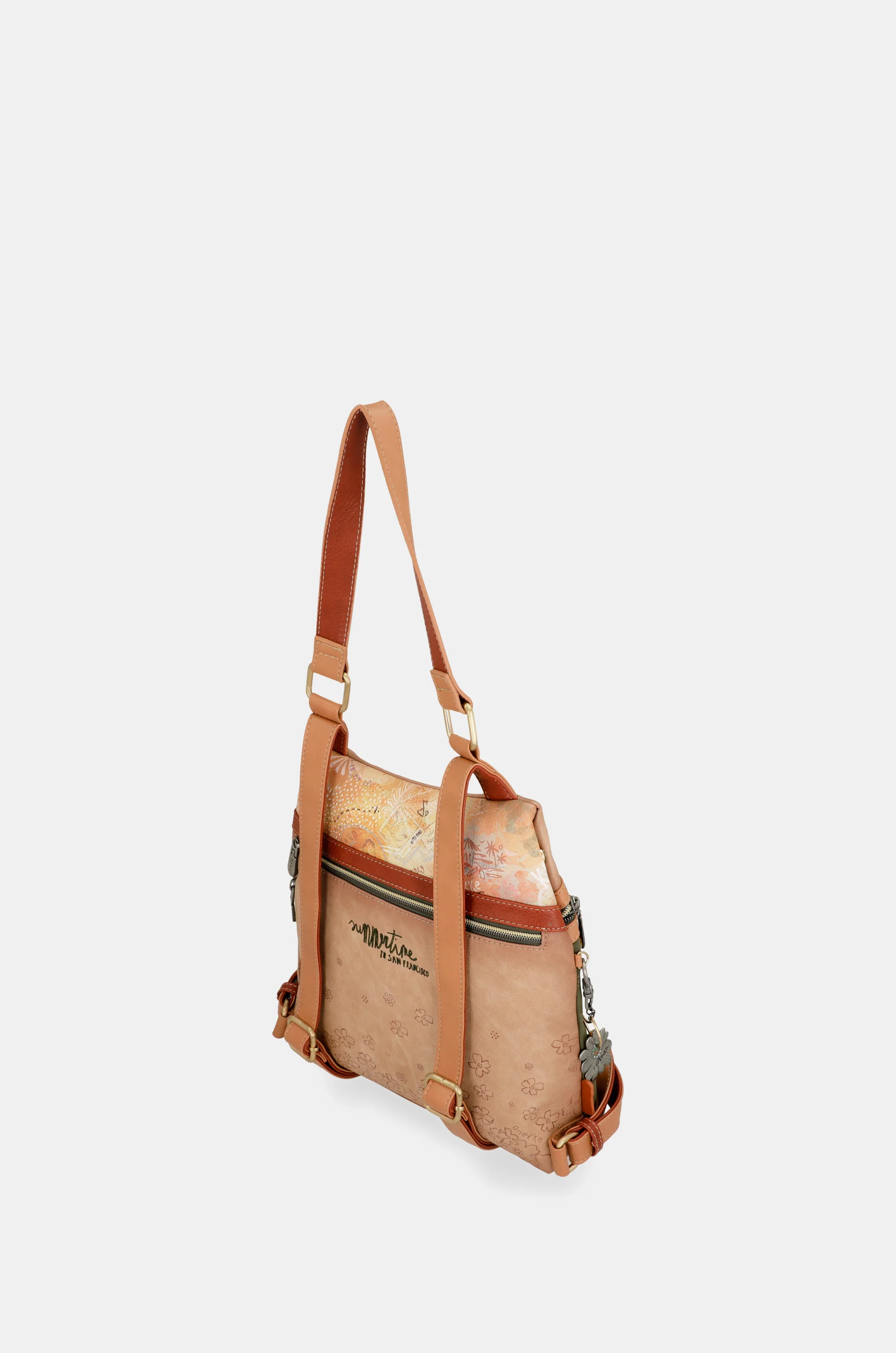 Mochila antirrobo Peace & Love Camel - Image 8