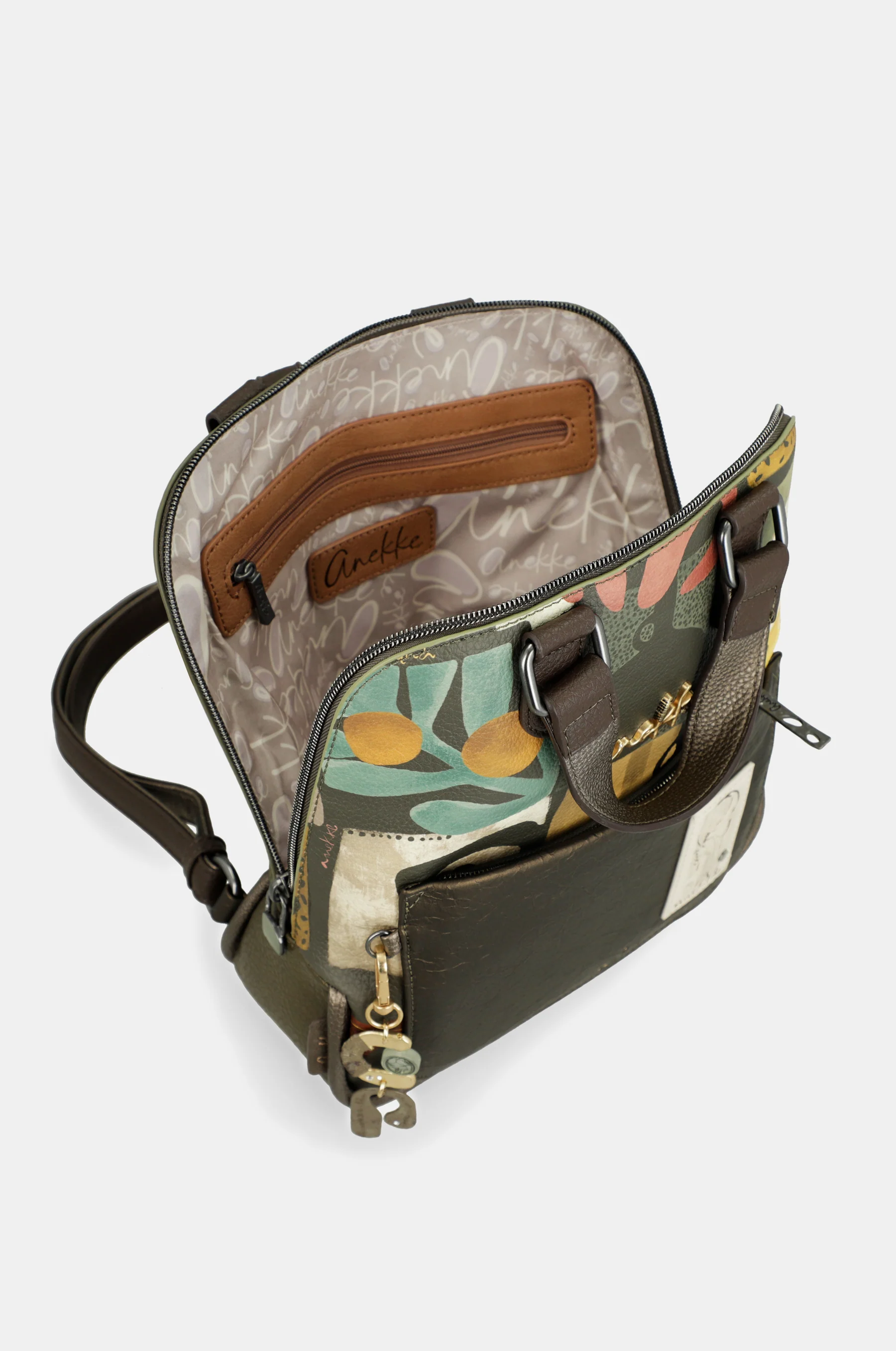 Mochila estampada con asa corta Amphora - Image 6