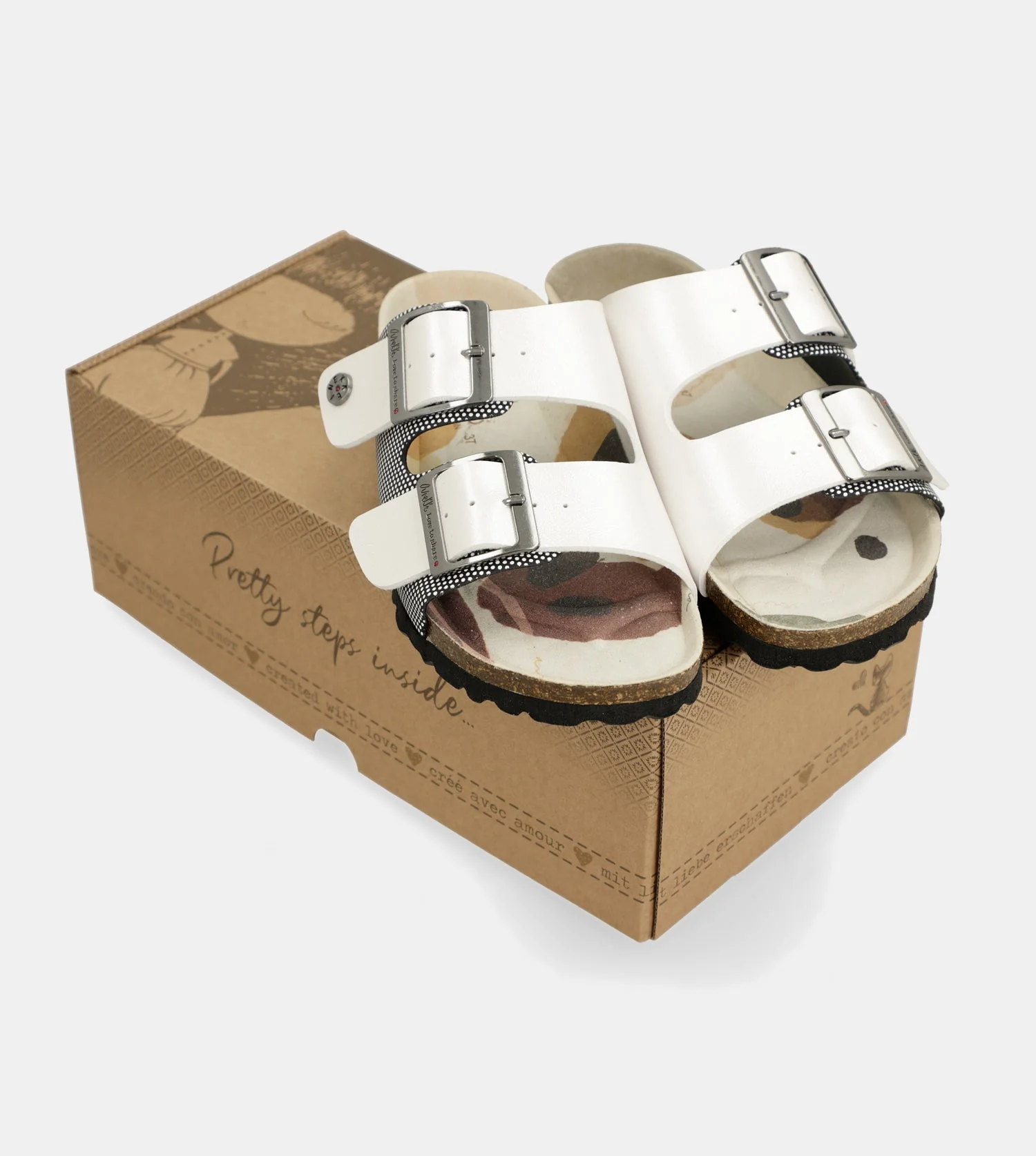 Sandalias bio blancas Lunares - Image 9