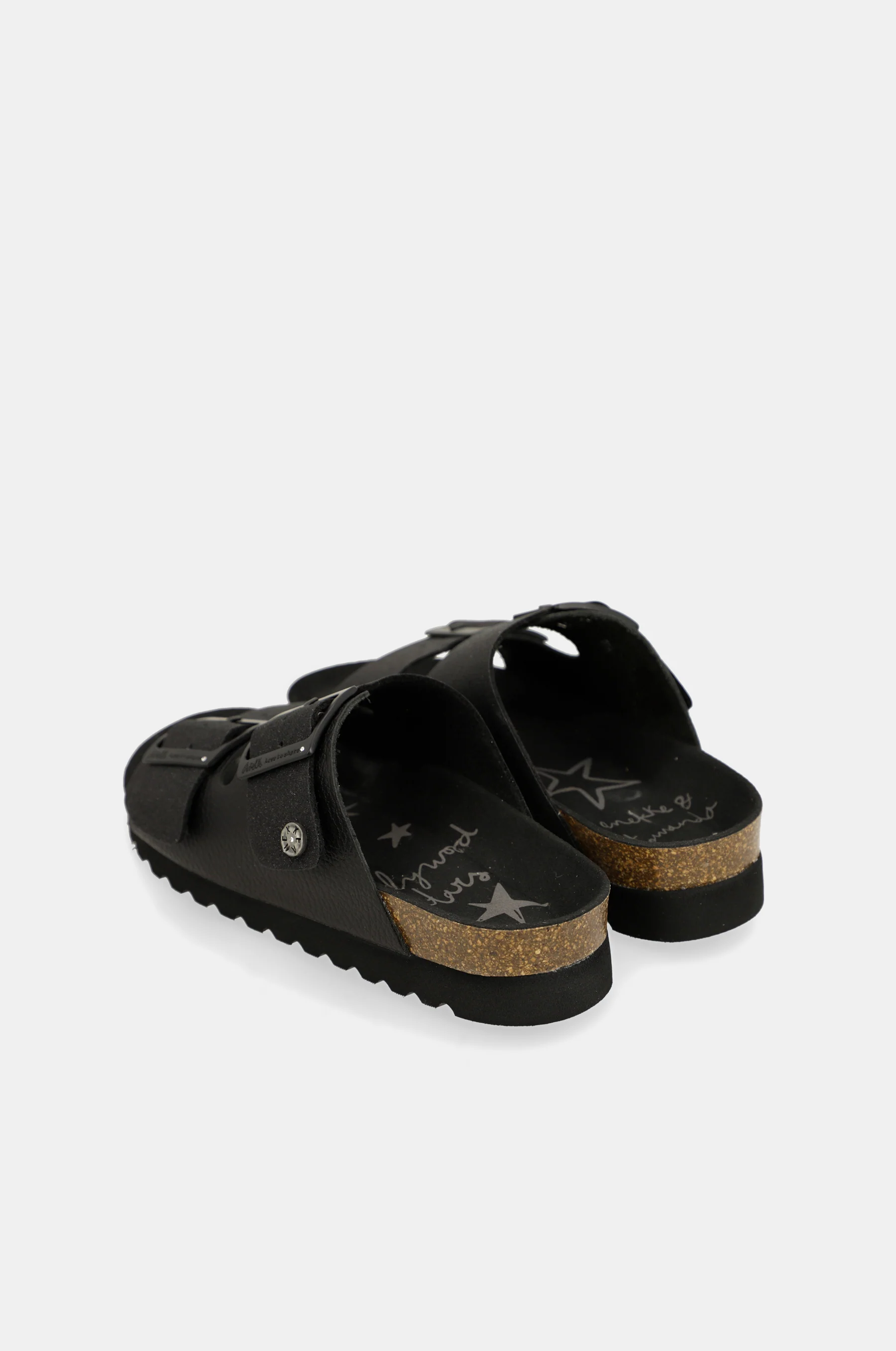 Sandalias bio de mujer negro - Image 4