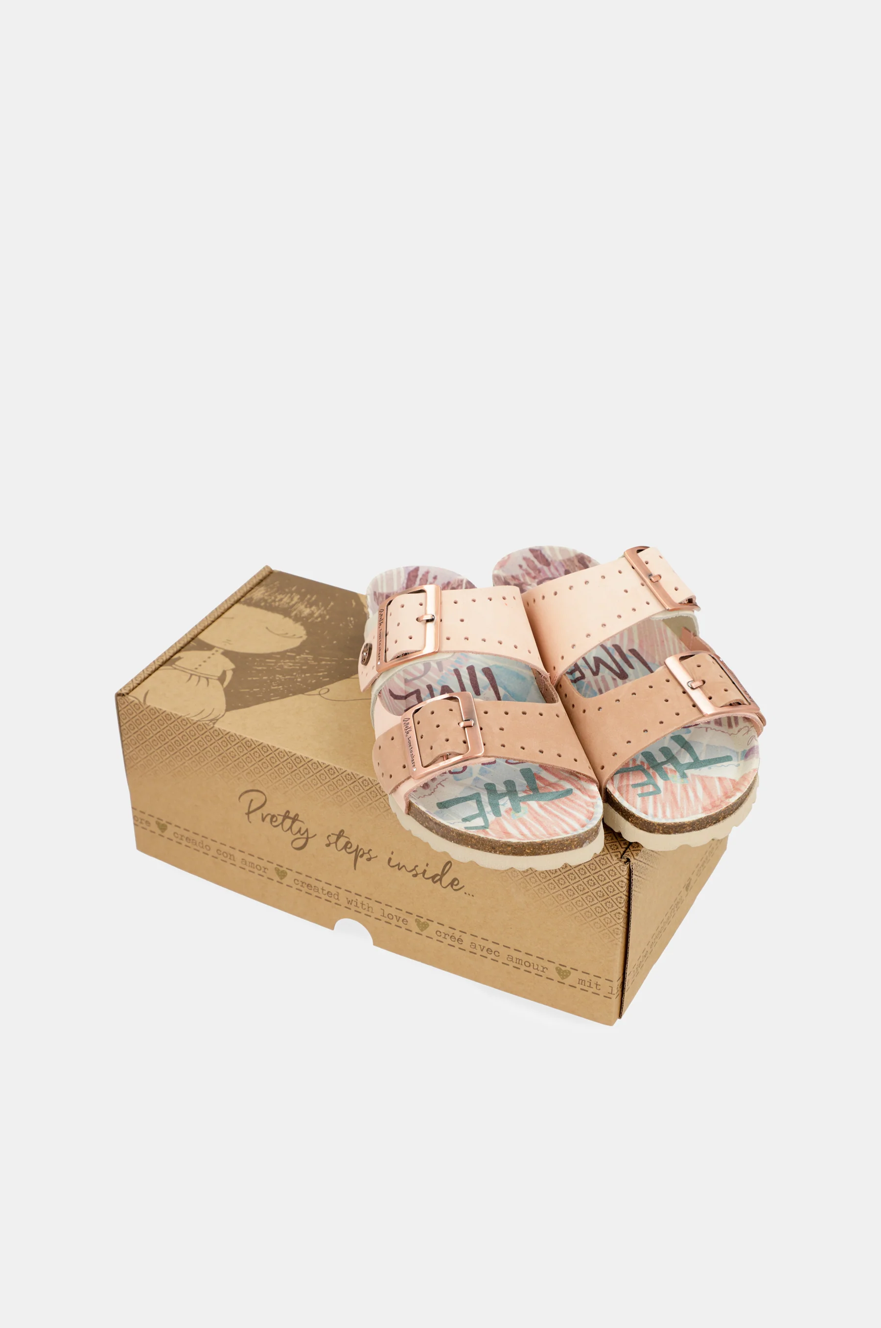 Sandalias bio de mujer Nude - Image 8