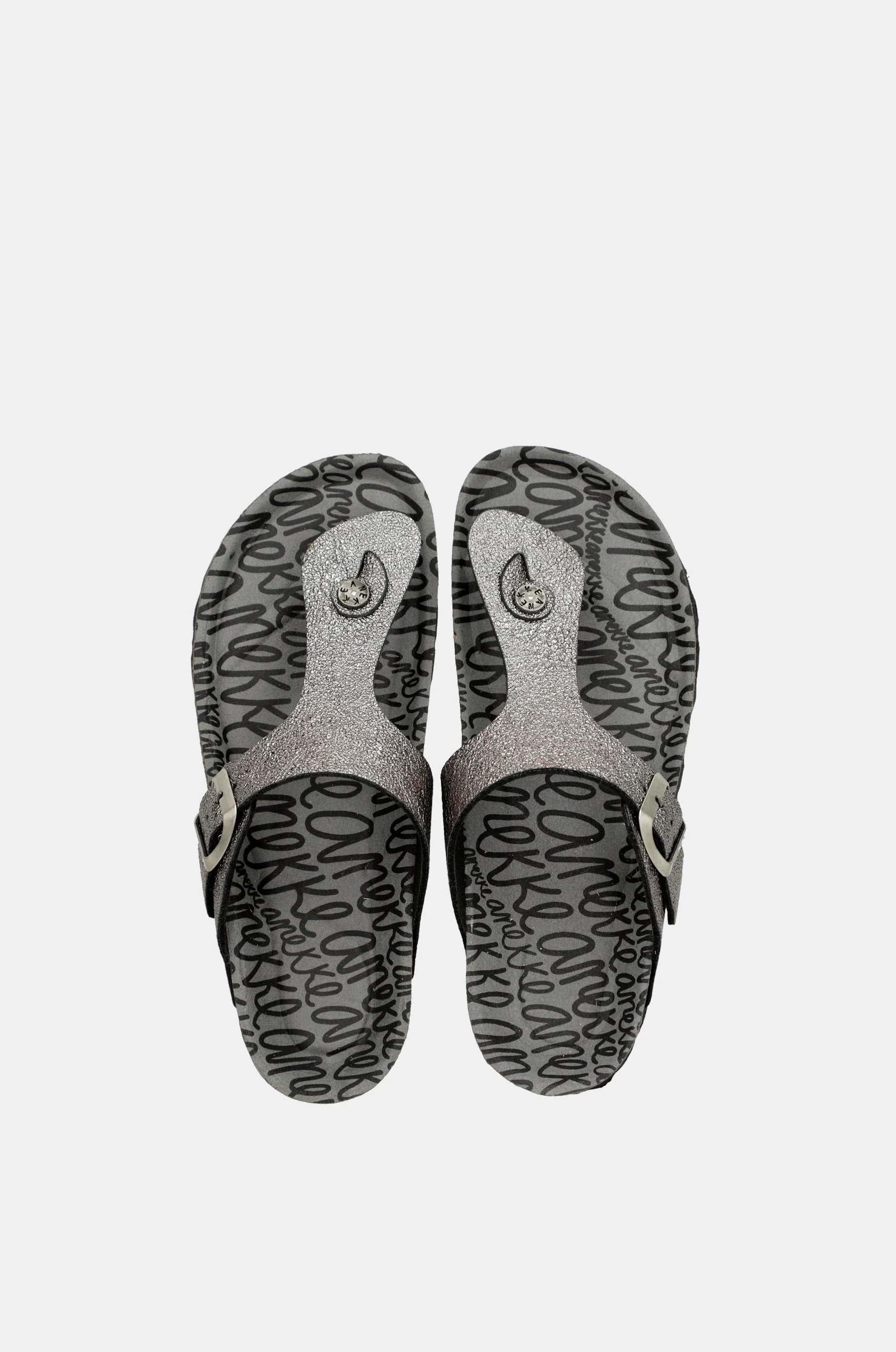Sandalias bio de mujer plata - Image 5