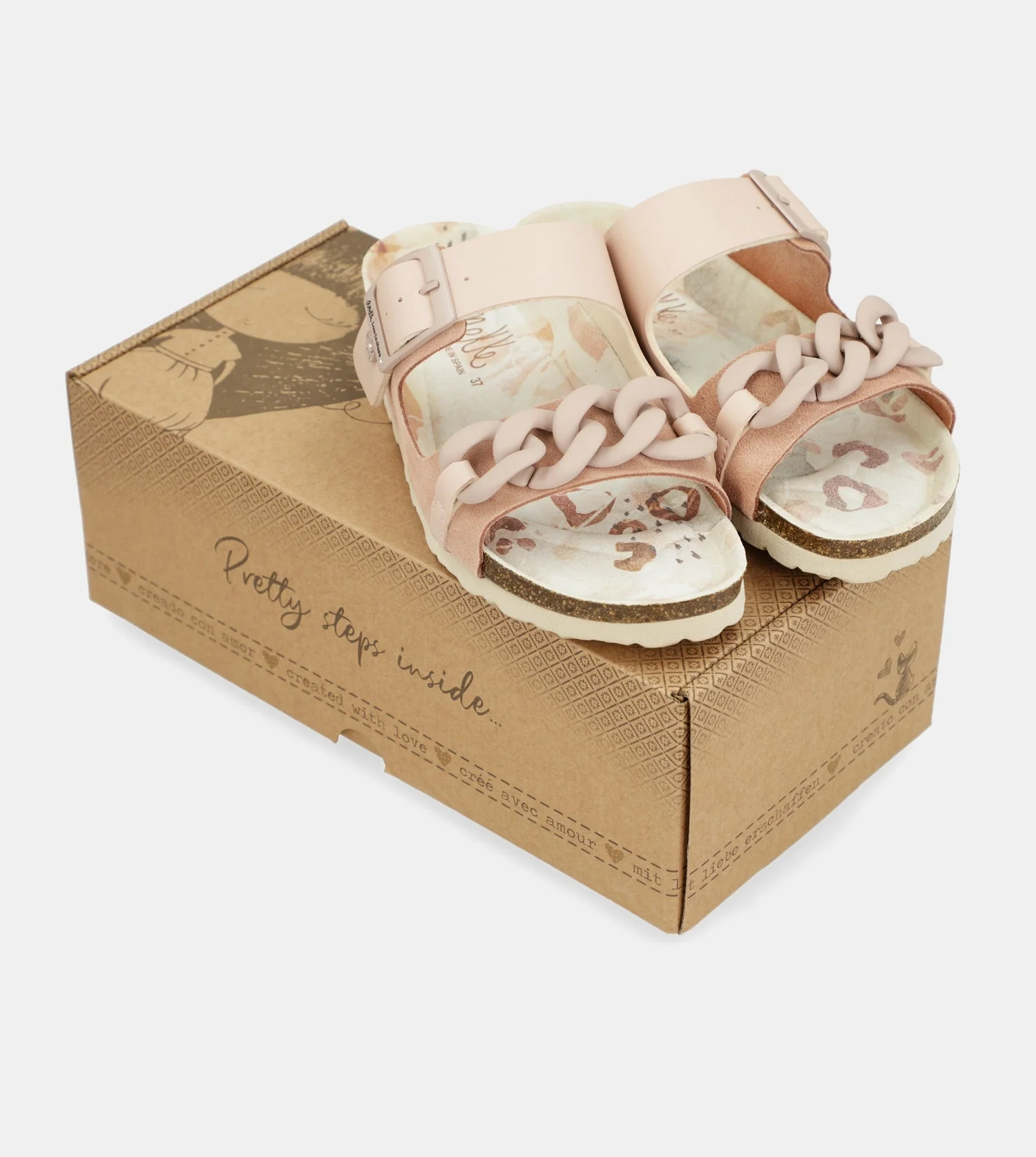 Sandalias bio eslabones rosa - Image 7