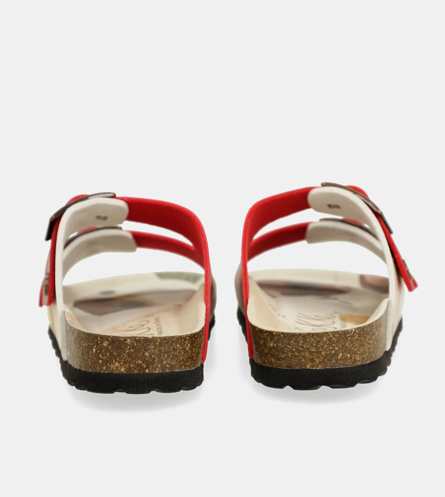 Sandalias bio multicolor rojas - Image 6