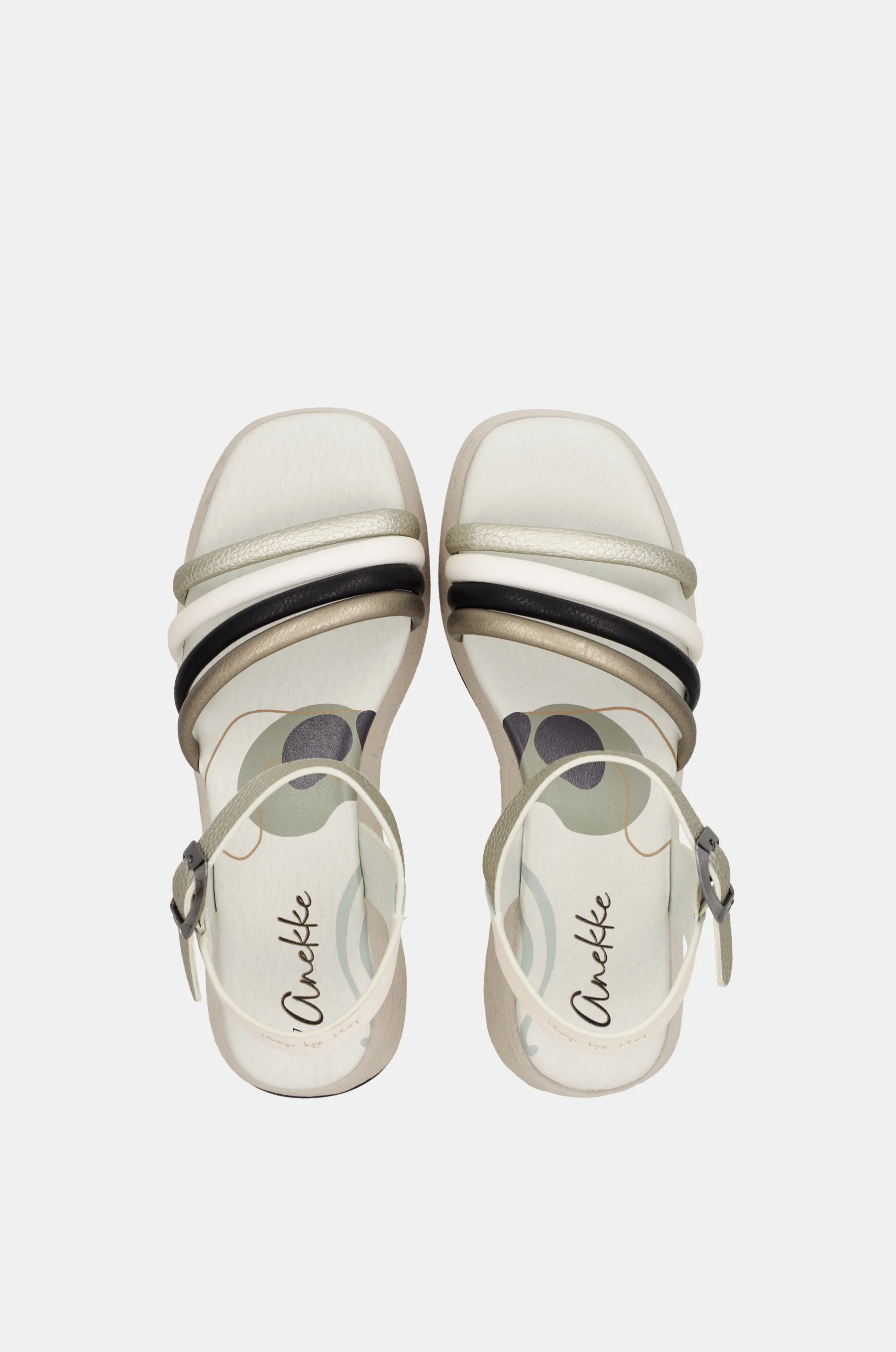Sandalias con plataforma beige - Image 8