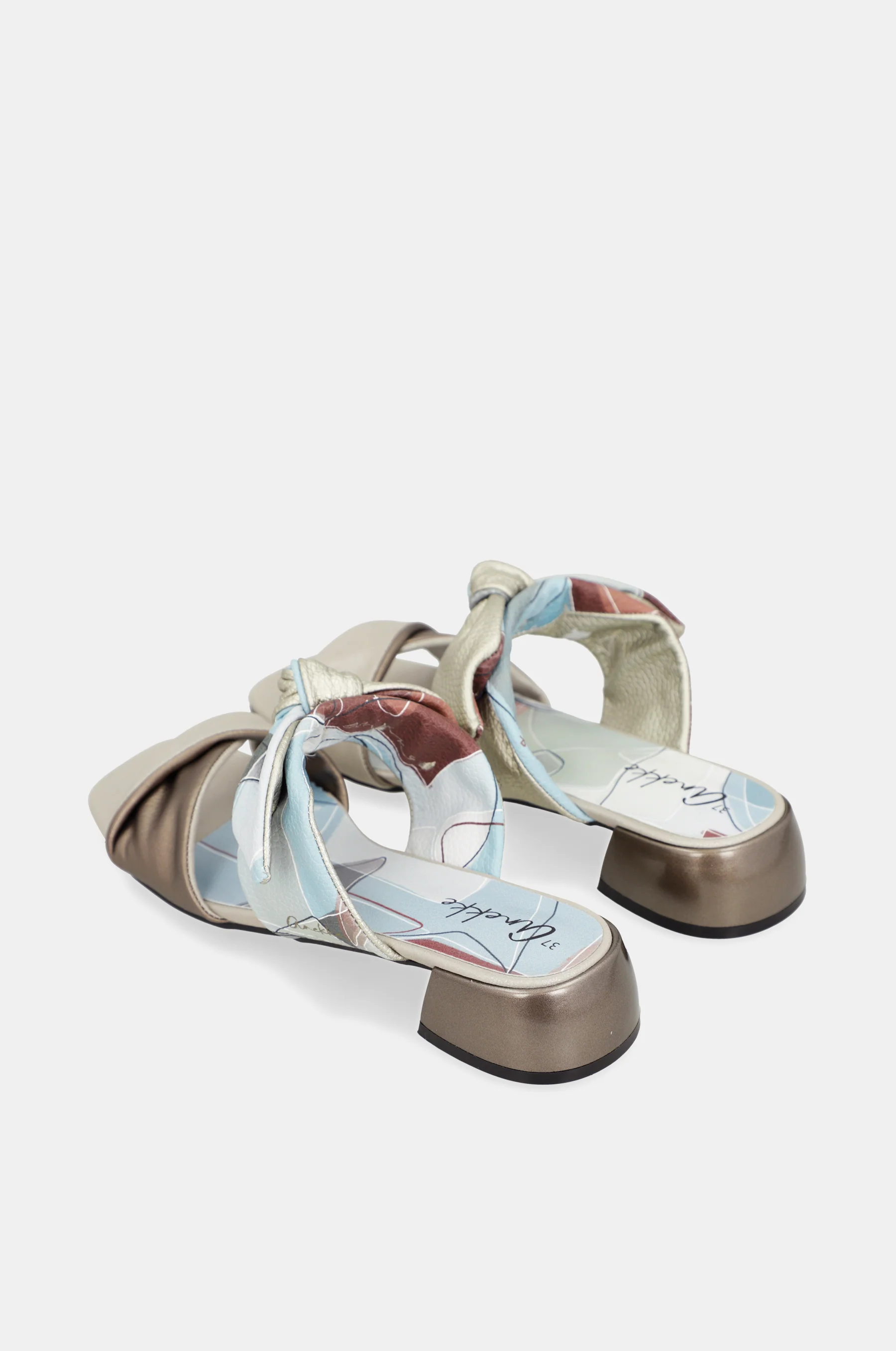 Sandalias con tacón y nudo Auralis - Image 5